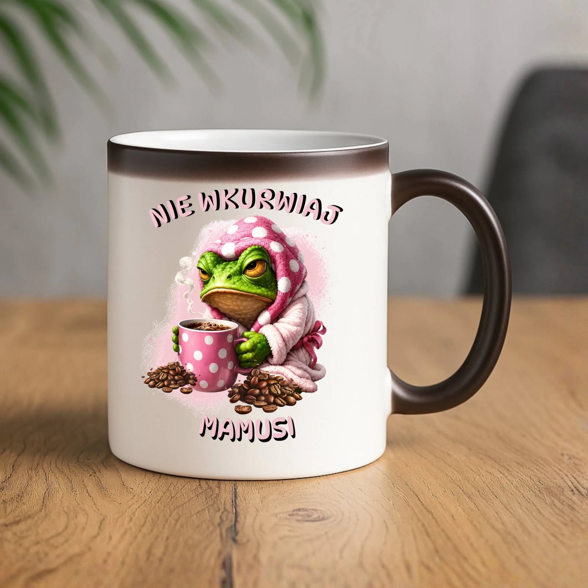 Kubek magiczny dla mamy - Nie wku*wiaj mamusi - bez cenzury DM49 - StoryCups.pl