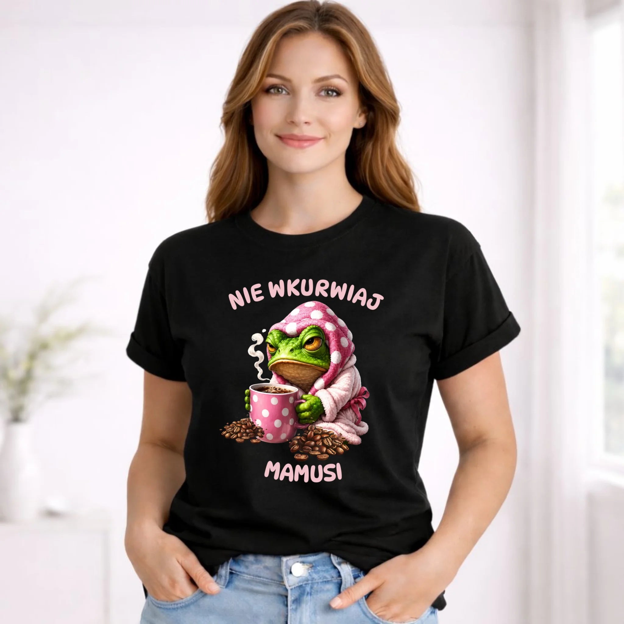 Koszulka dla mamy - Nie wku*wiaj mamusi - bez cenzury DM49 - StoryCups.pl