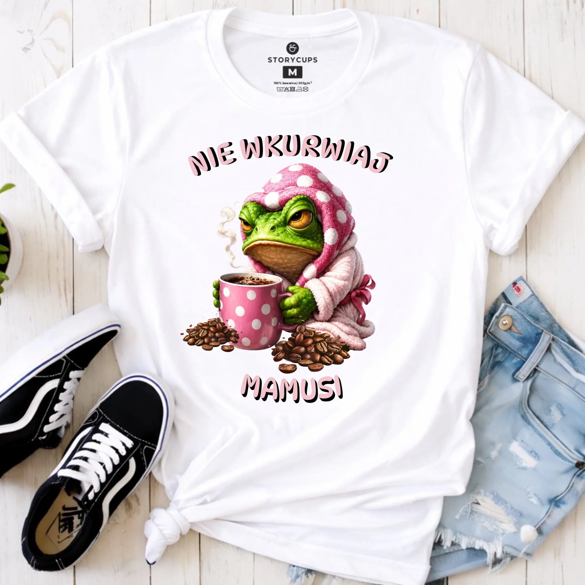 Koszulka dla mamy - Nie wku*wiaj mamusi - bez cenzury DM49 - StoryCups.pl