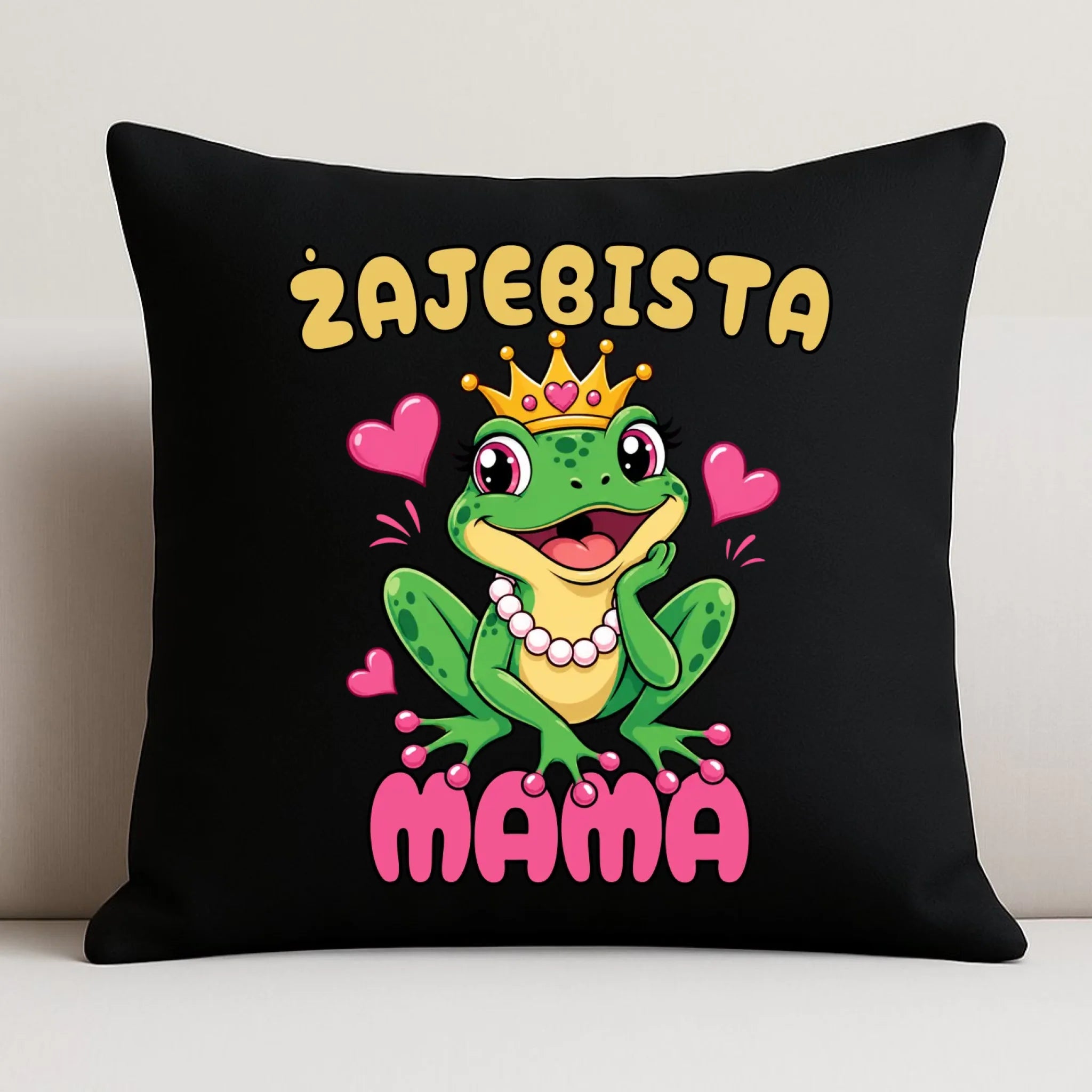 Poduszka dekoracyjna dla mamy - Żajebista Mama DM50 - StoryCups.pl