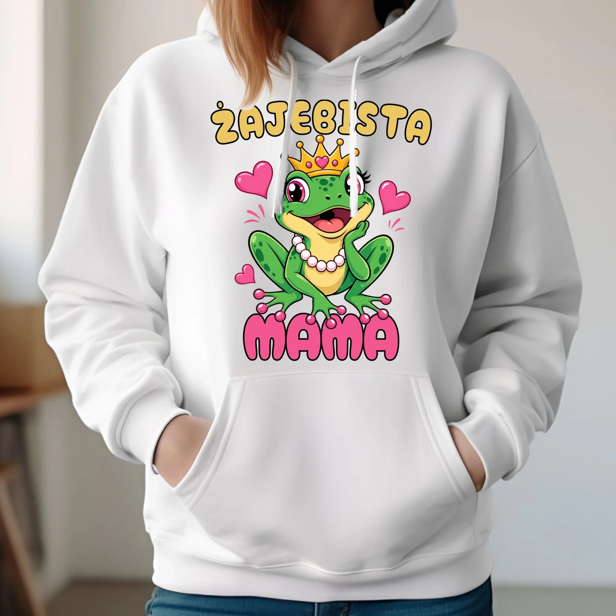 Bluza z kapturem dla mamy - Żajebista Mama DM50 - StoryCups.pl
