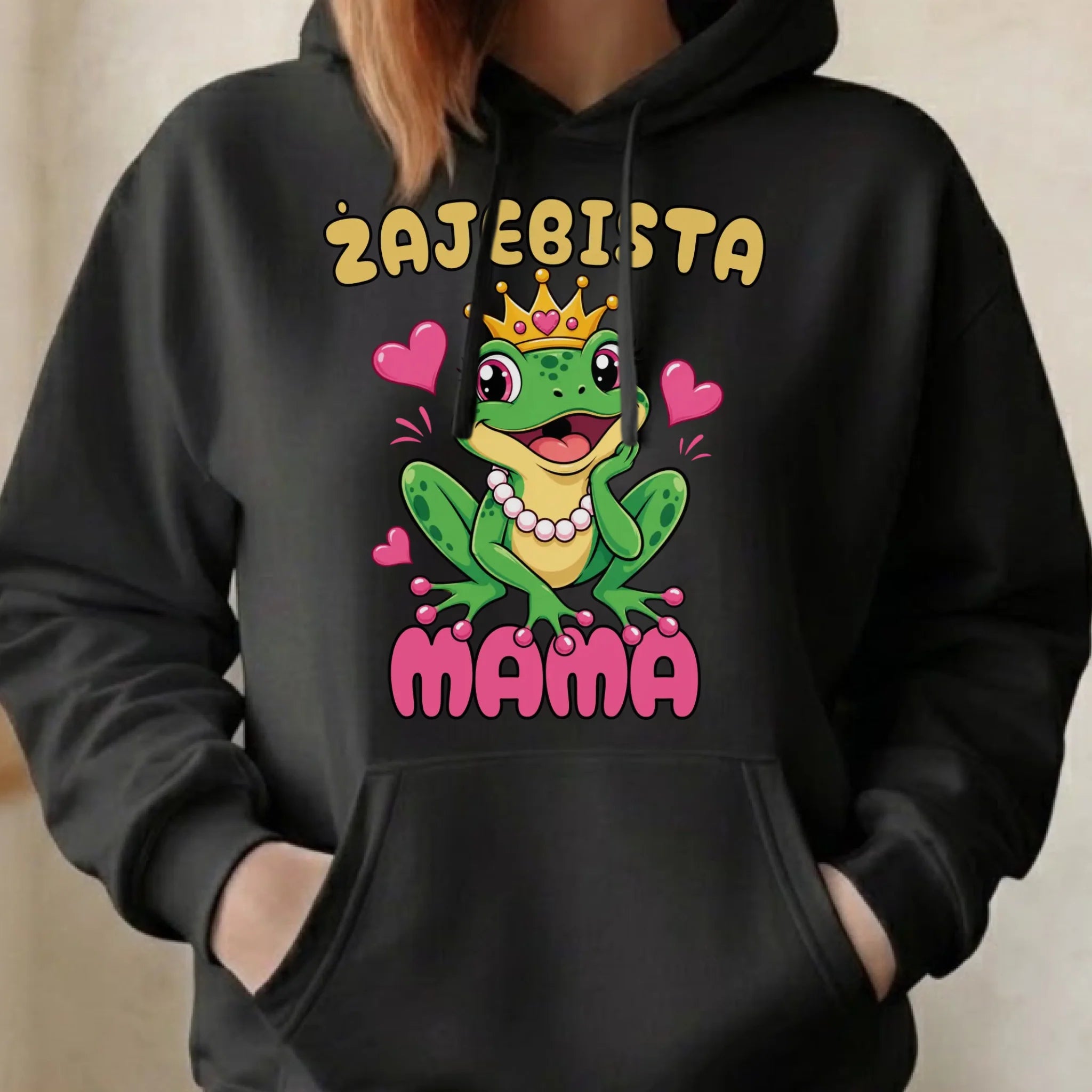 Bluza z kapturem dla mamy - Żajebista Mama DM50 - StoryCups.pl