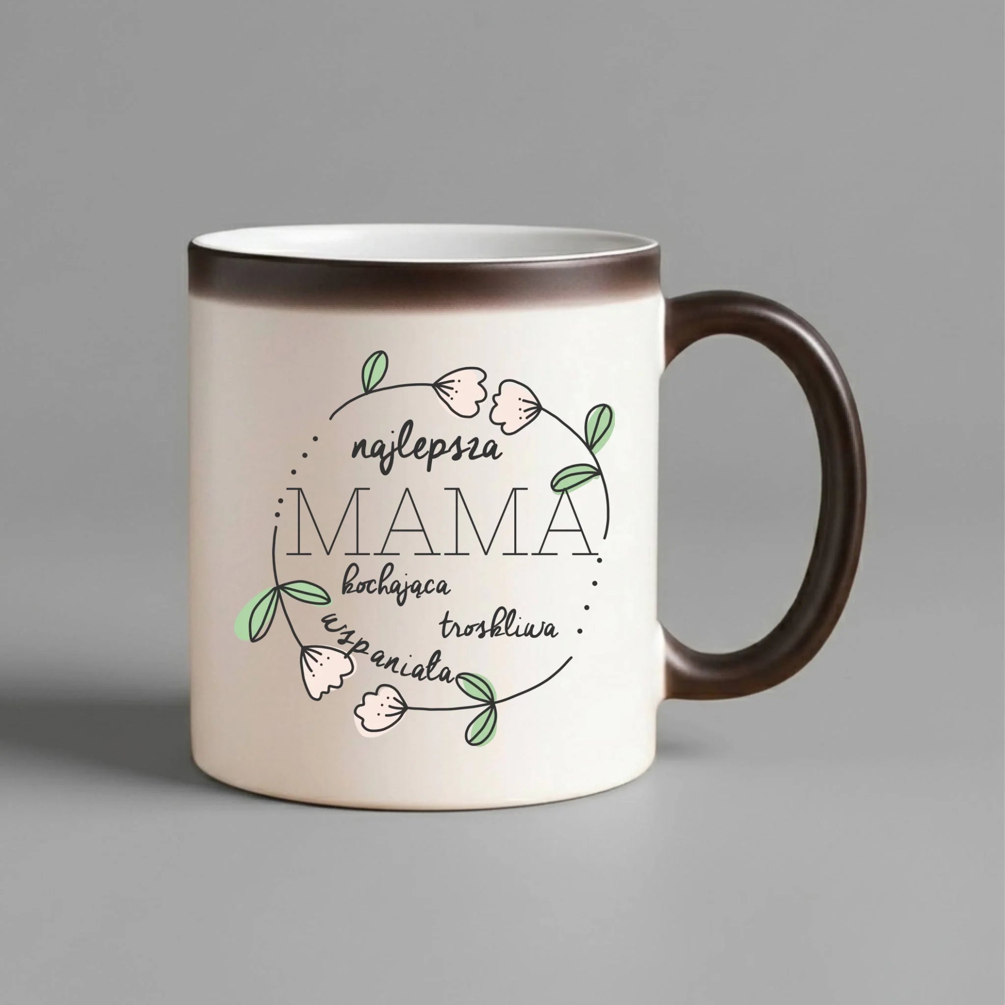 Kubek magiczny dla mamy - Mama kochająca i troskliwa DM51 - StoryCups.pl