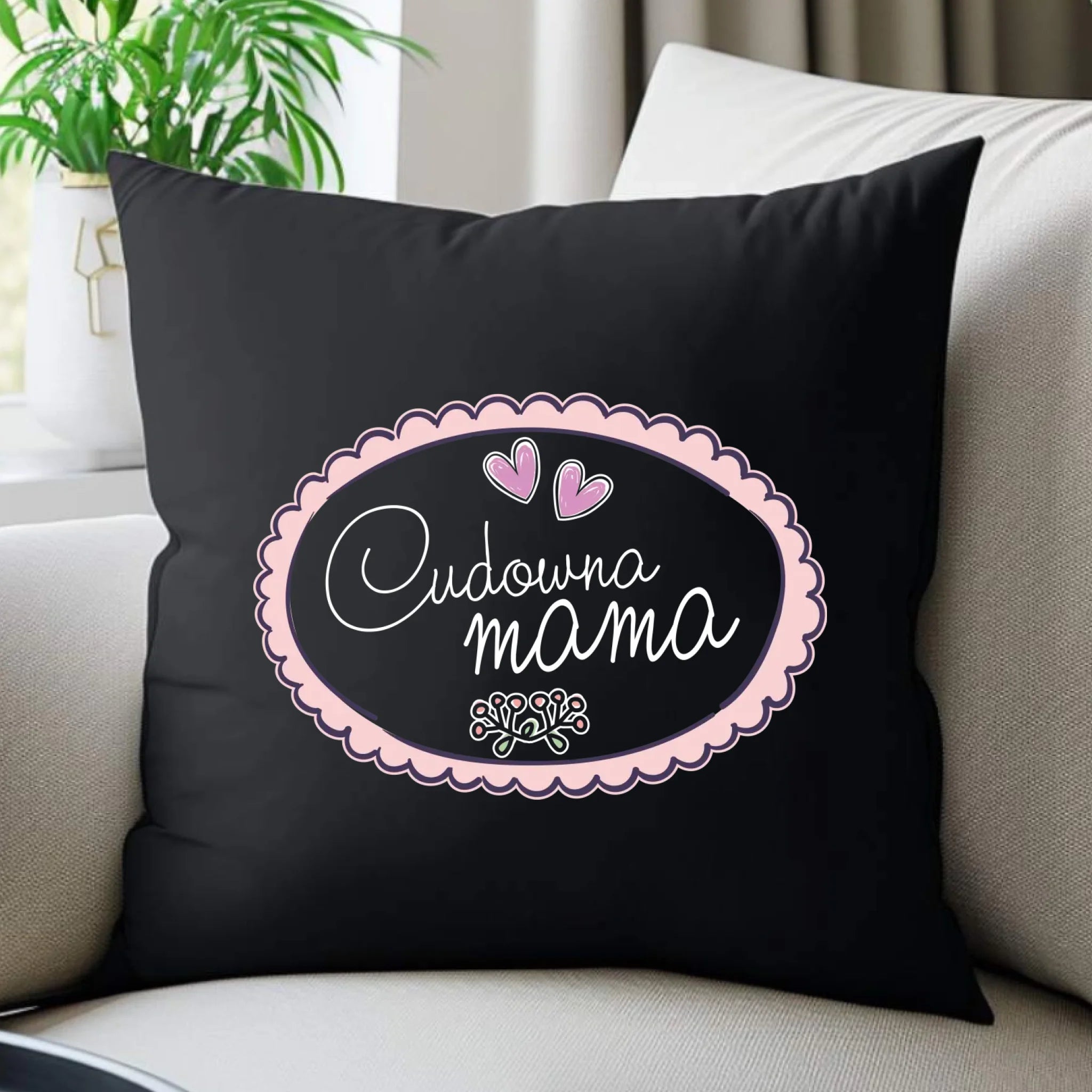 Poduszka dekoracyjna dla mamy - Cudowna mama DM52 - StoryCups.pl