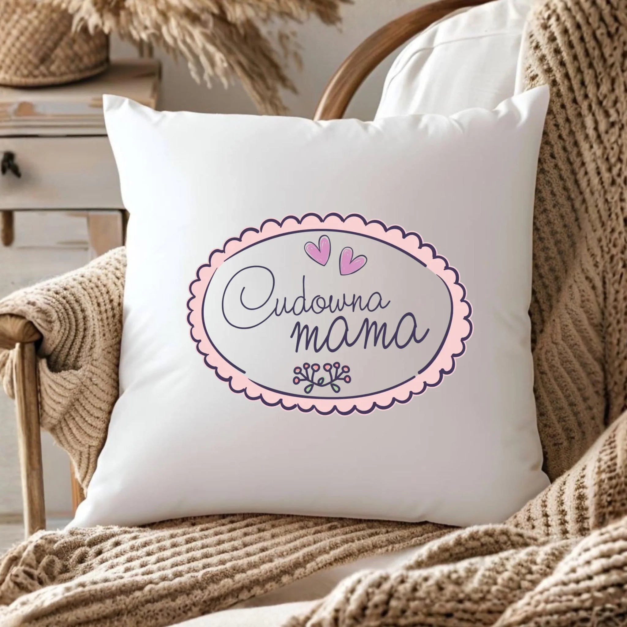 Poduszka dla mamy - Cudowna mama DM52 - StoryCups.pl