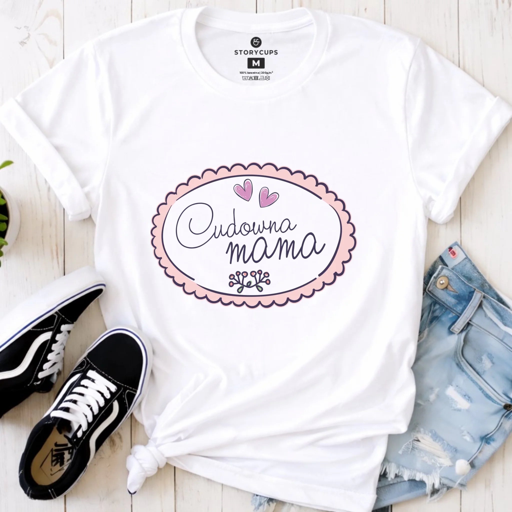 Koszulka dla mamy - Cudowna mama DM52 - StoryCups.pl