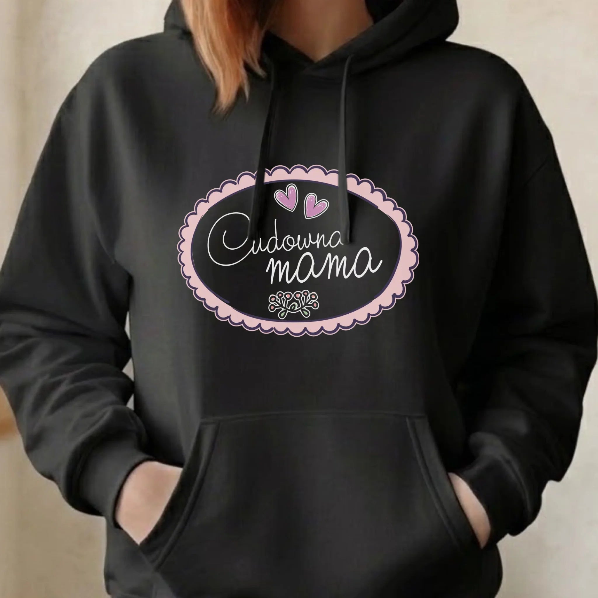 Bluza z kapturem dla mamy - Cudowna mama DM52 - StoryCups.pl