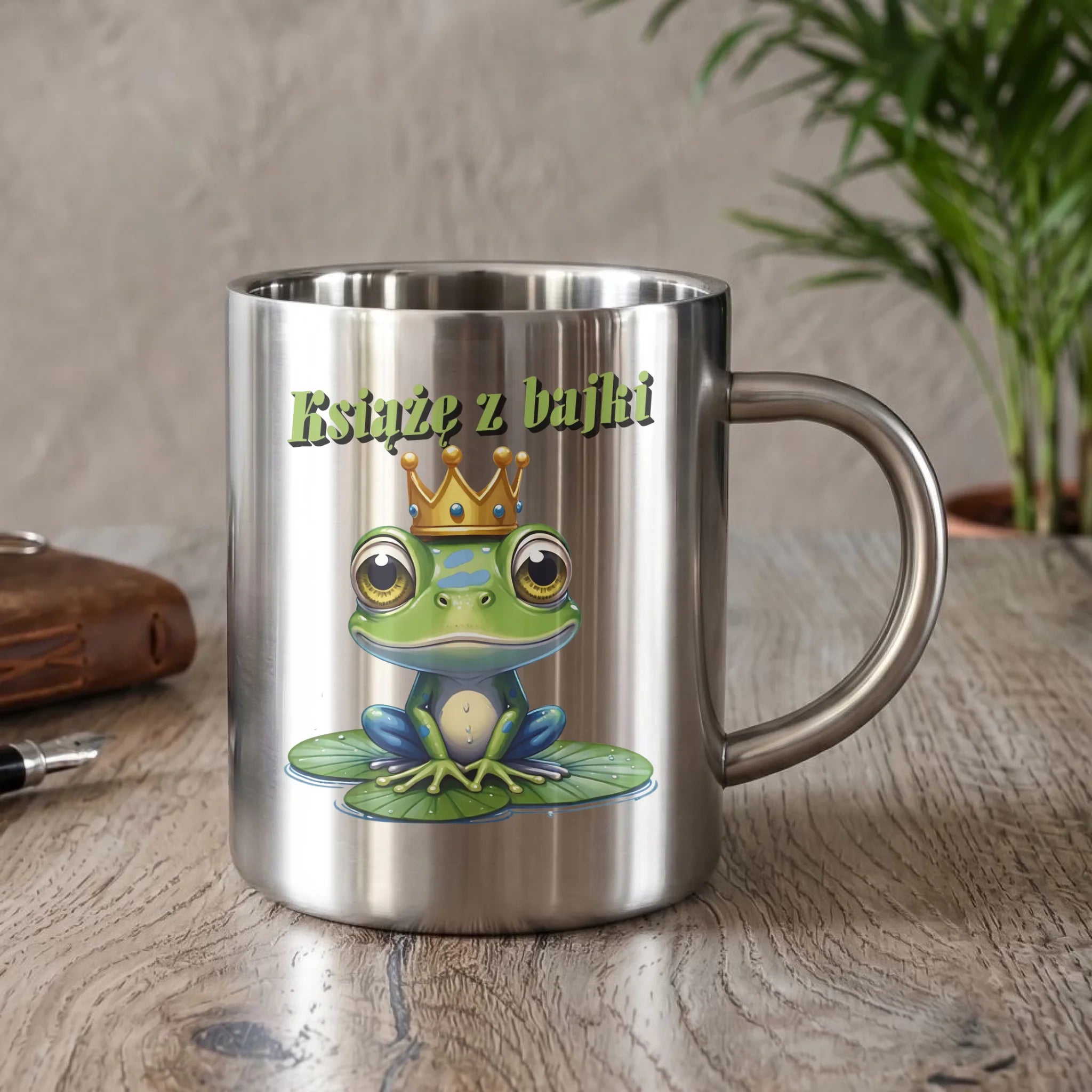 Kubek metalowy - Książę z bajki - prezent dla chłopaka męża narzeczonego DCH09 - StoryCups.pl