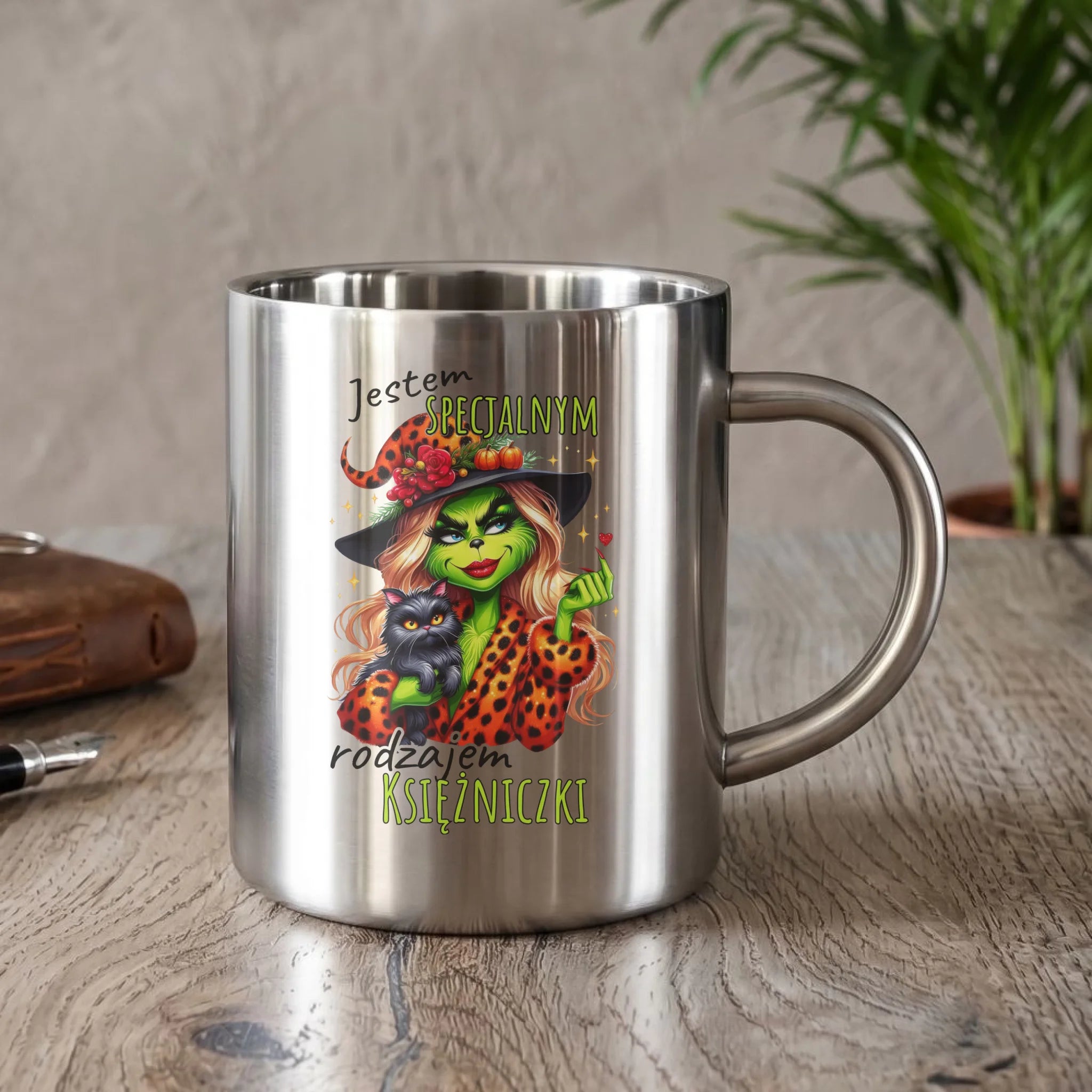 Kubek metalowy - Specjalna księżniczka - Wiedźma HL22 - StoryCups.pl