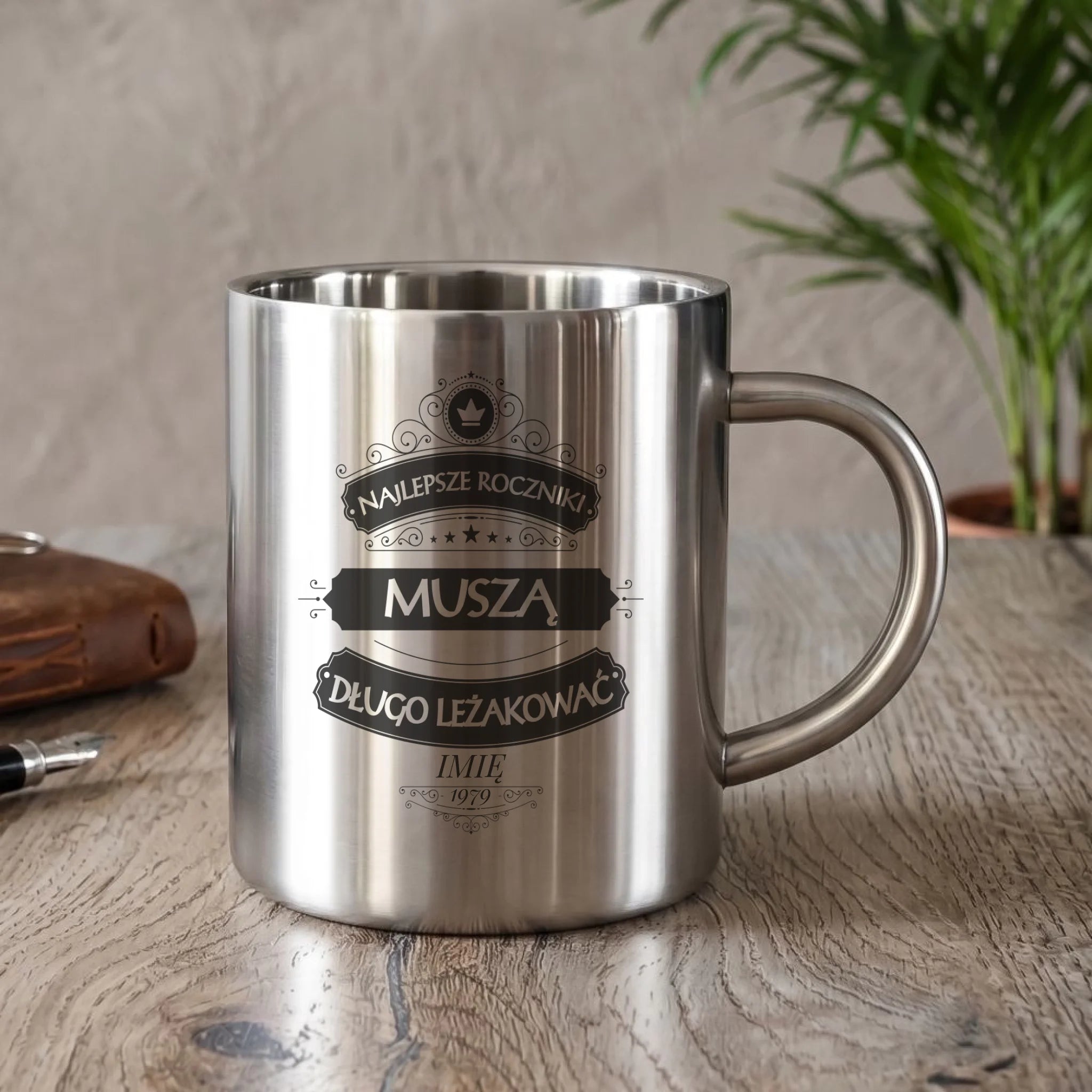Najlepsze roczniki | Personalizowany metalowy kubek prezent na urodziny U09 - StoryCups.pl