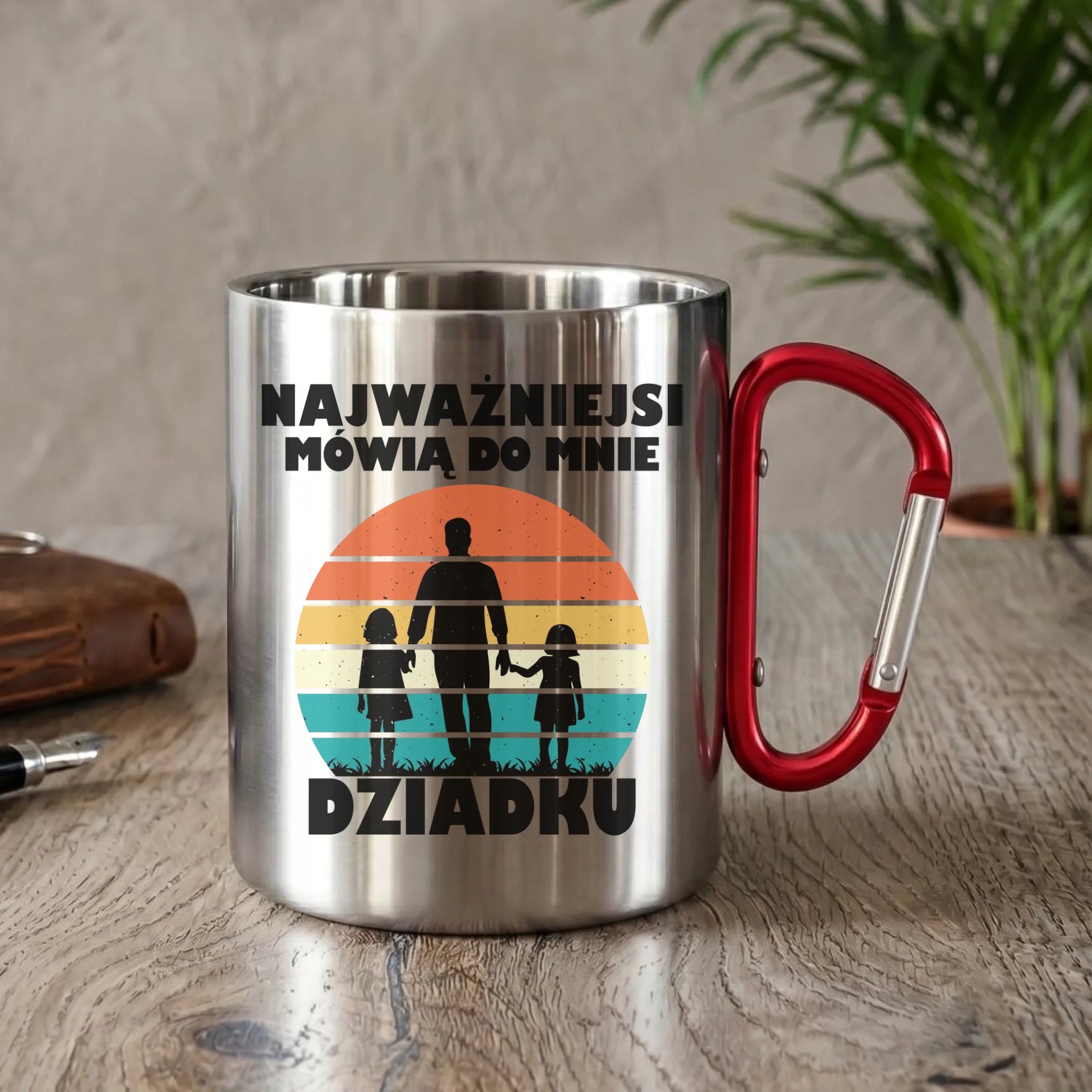 Kubek metalowy dla dziadka - Najważniejsi mówią do mnie dziadku D34 - StoryCups.pl