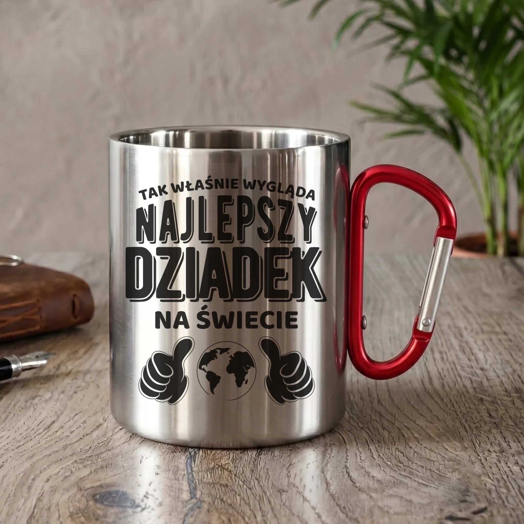 Kubek metalowy dla dziadka - Tak wygląda najlepszy dziadek na świecie D24 - StoryCups.pl