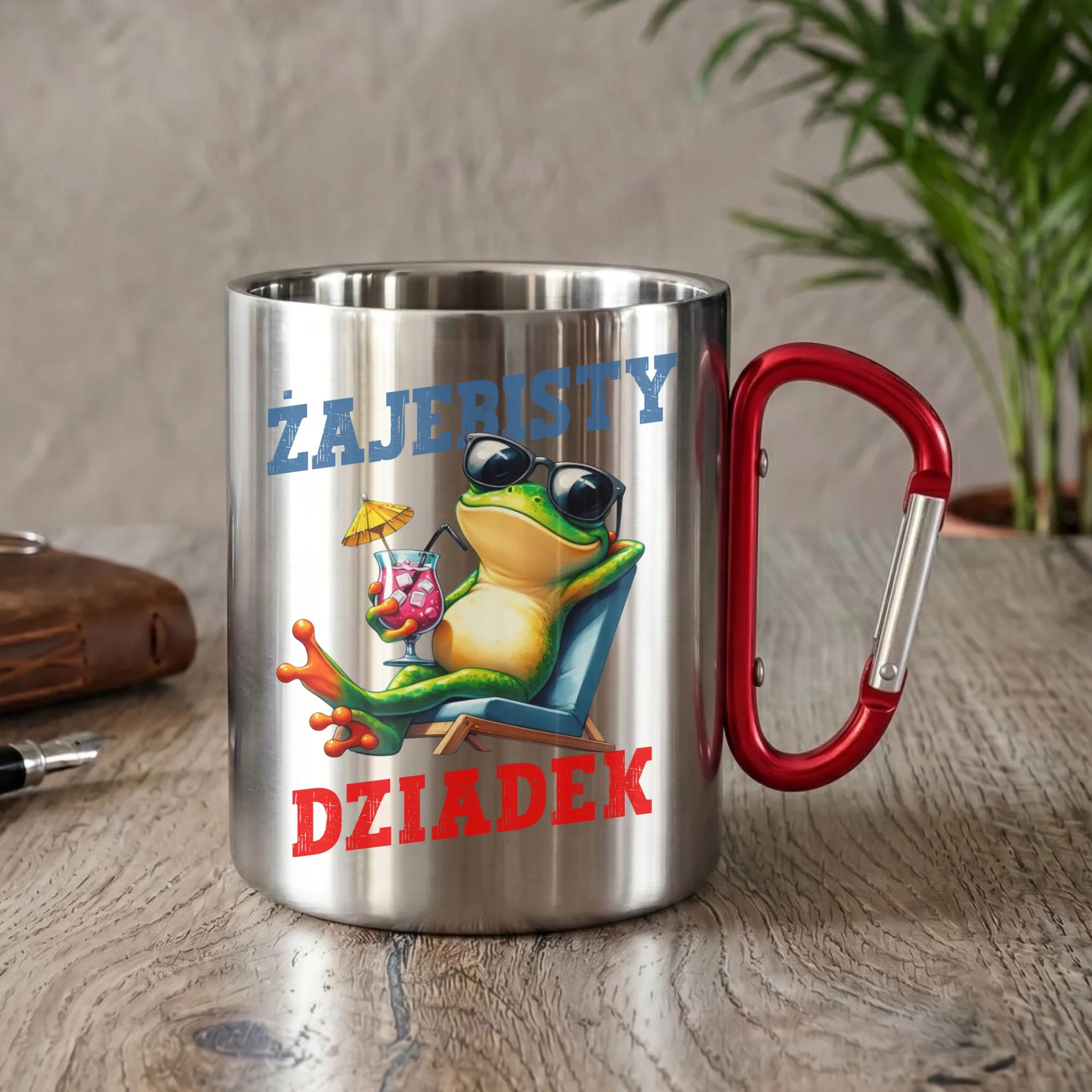 Kubek metalowy dla dziadka - Żajebisty dziadek D27 - StoryCups.pl