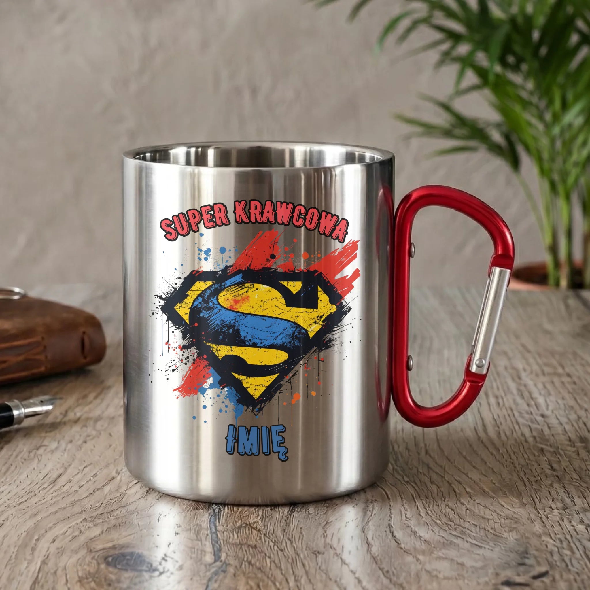 Kubek metalowy szyciowy dla krawcowej - Super krawcowa HS36 - StoryCups.pl