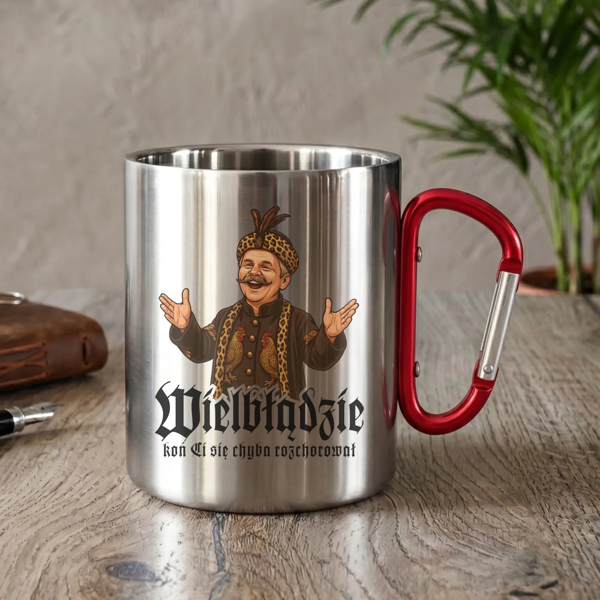 Kubek metalowy - Wielbłądzie, koń Ci się chyba rozchorował - dla fanów serialu 1670 H61 - StoryCups.pl
