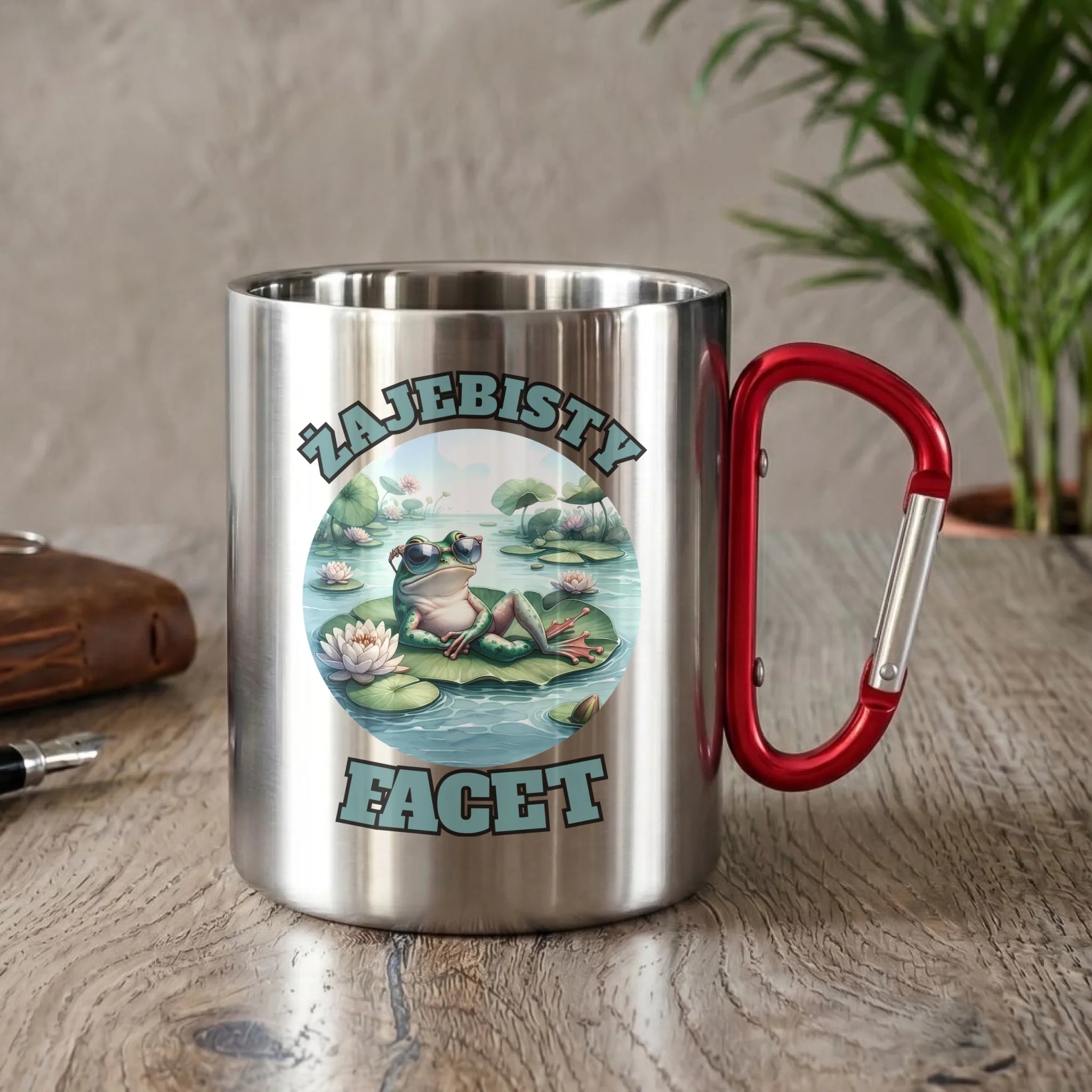 Kubek metalowy - Żajebisty facet DCH08 - StoryCups.pl