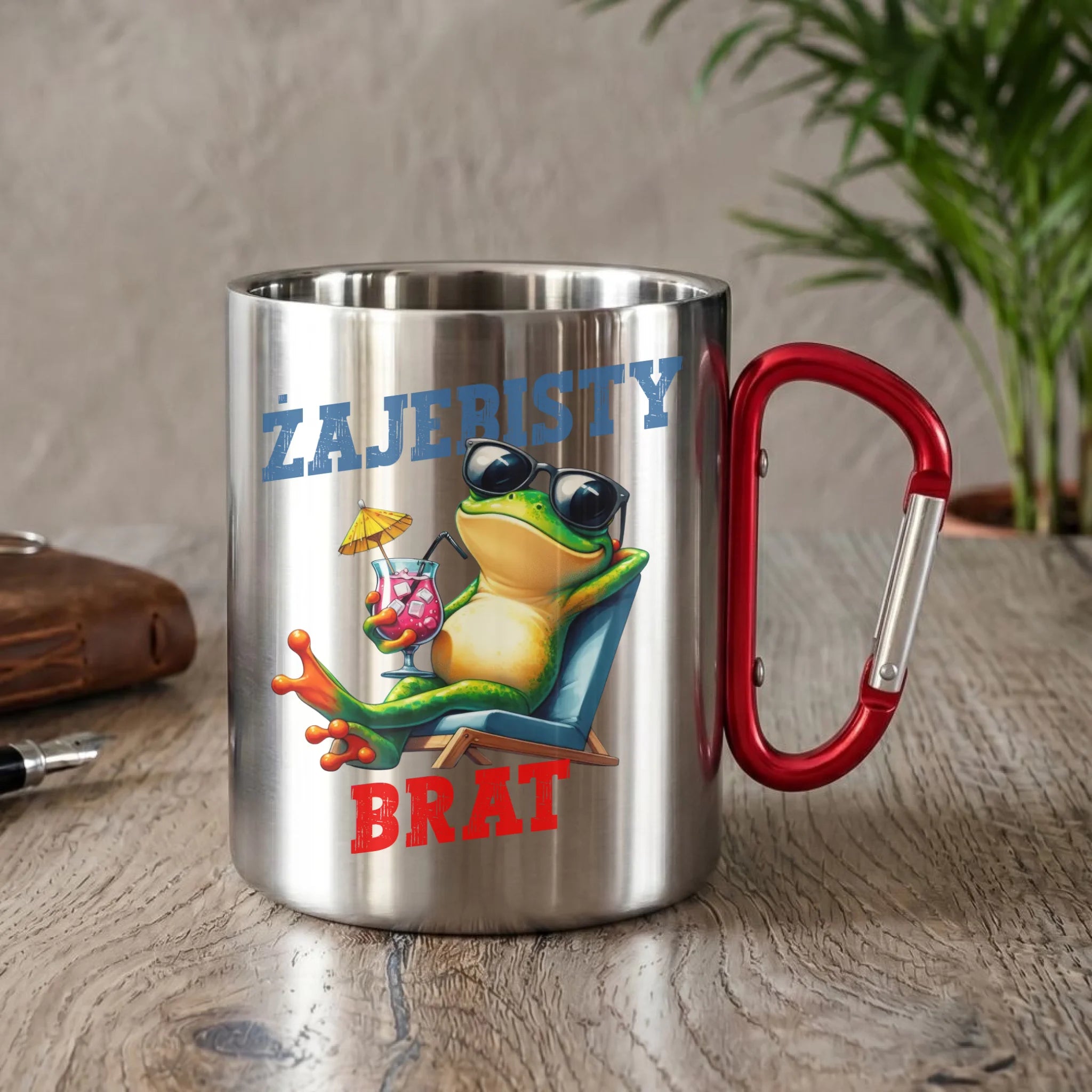 Kubek metalowy dla brata - Żajebisty Brat DB01 - StoryCups.pl