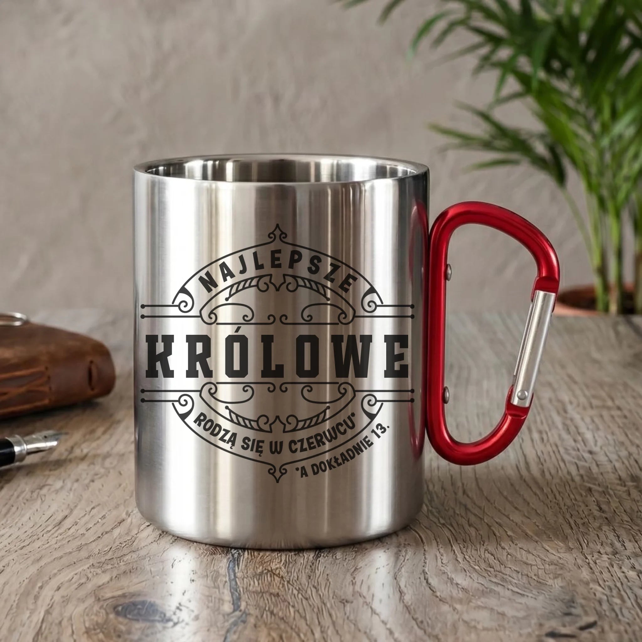 Najlepsze Królowe rodzą się (miesiąc, dzień) | Kubek metalowy na urodziny U11 - StoryCups.pl