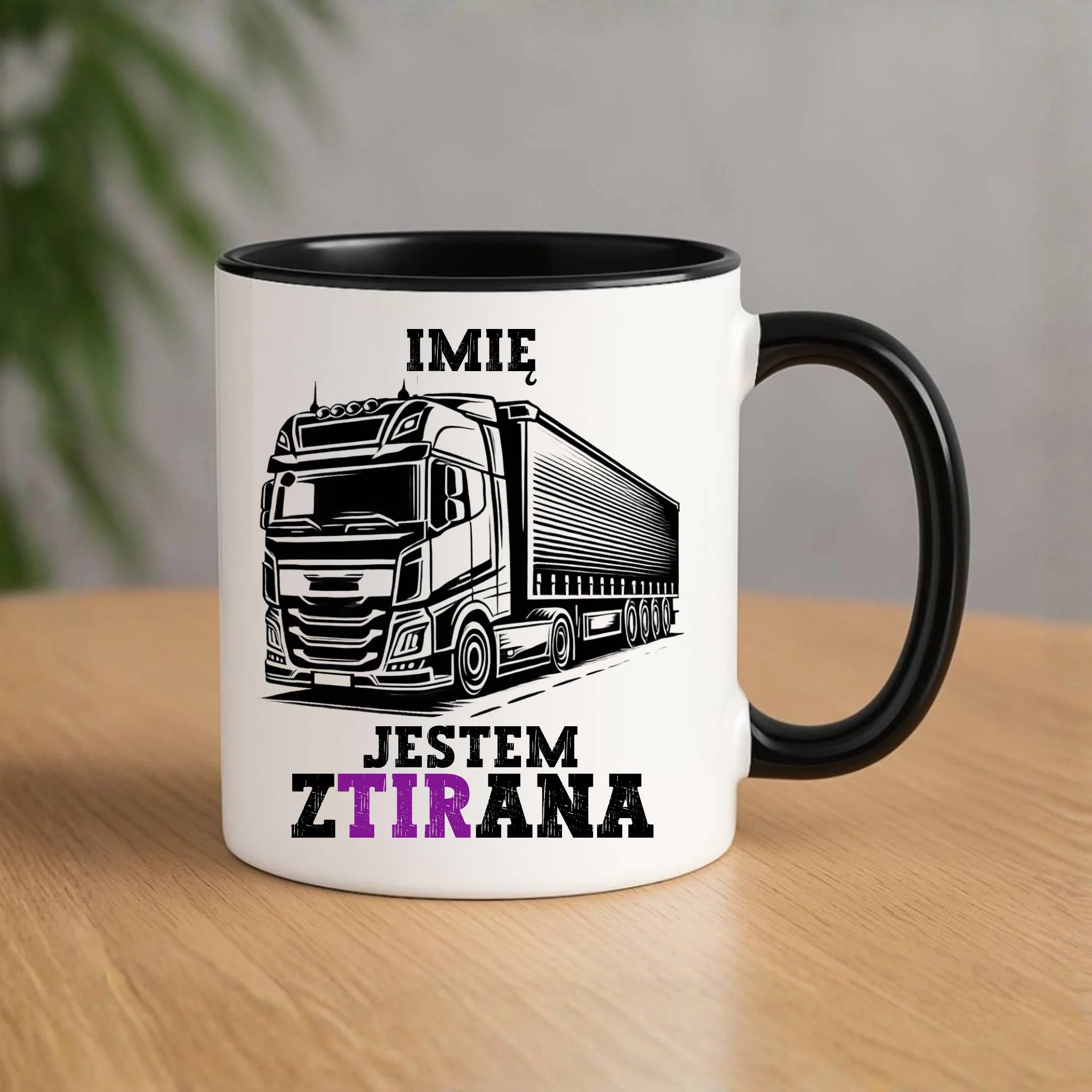 Kubek dla kierowcy ciężarówki - Jestem zTIRana - personalizowany ZKT02 - StoryCups.pl