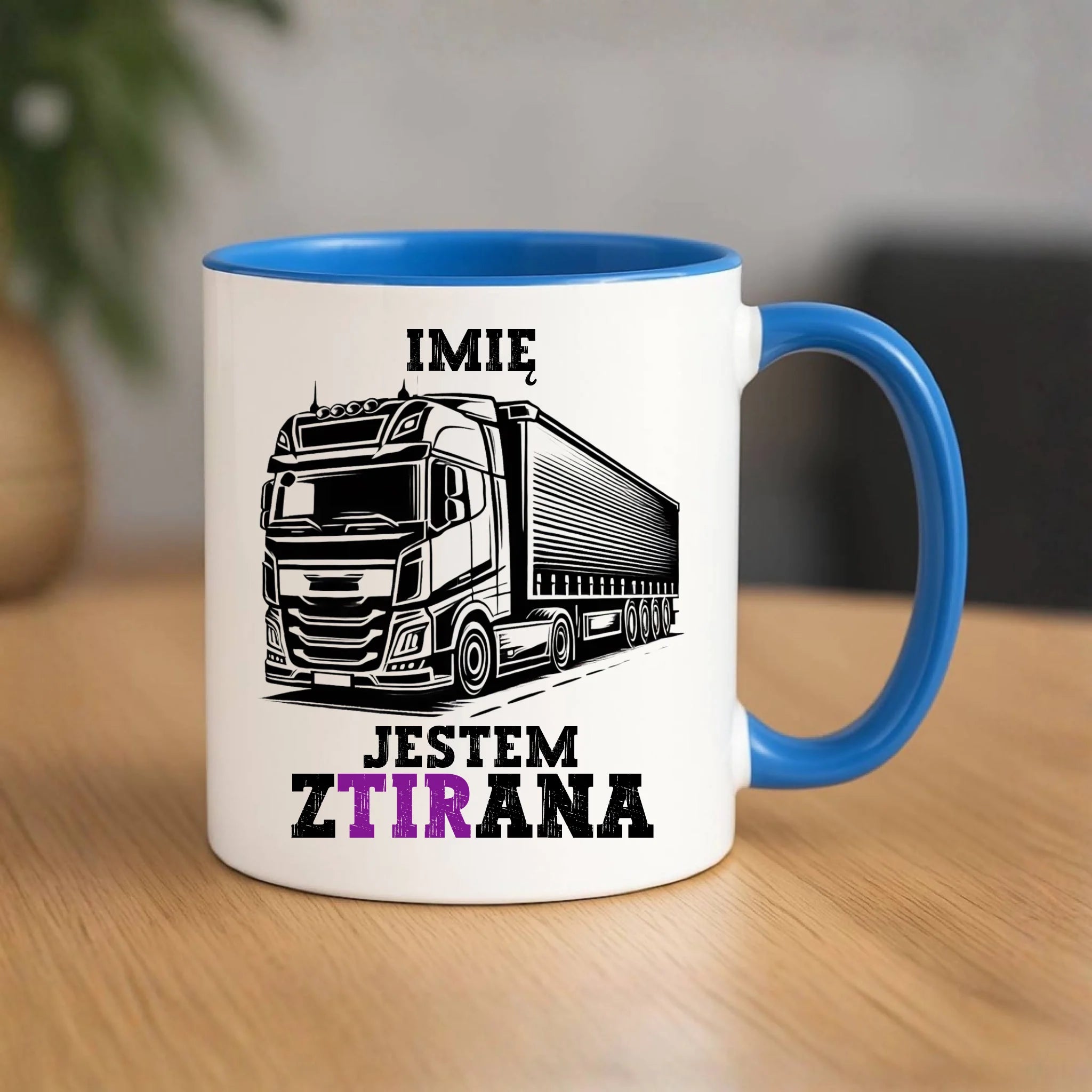 Kubek dla kierowcy ciężarówki - Jestem zTIRana - personalizowany ZKT02 - StoryCups.pl