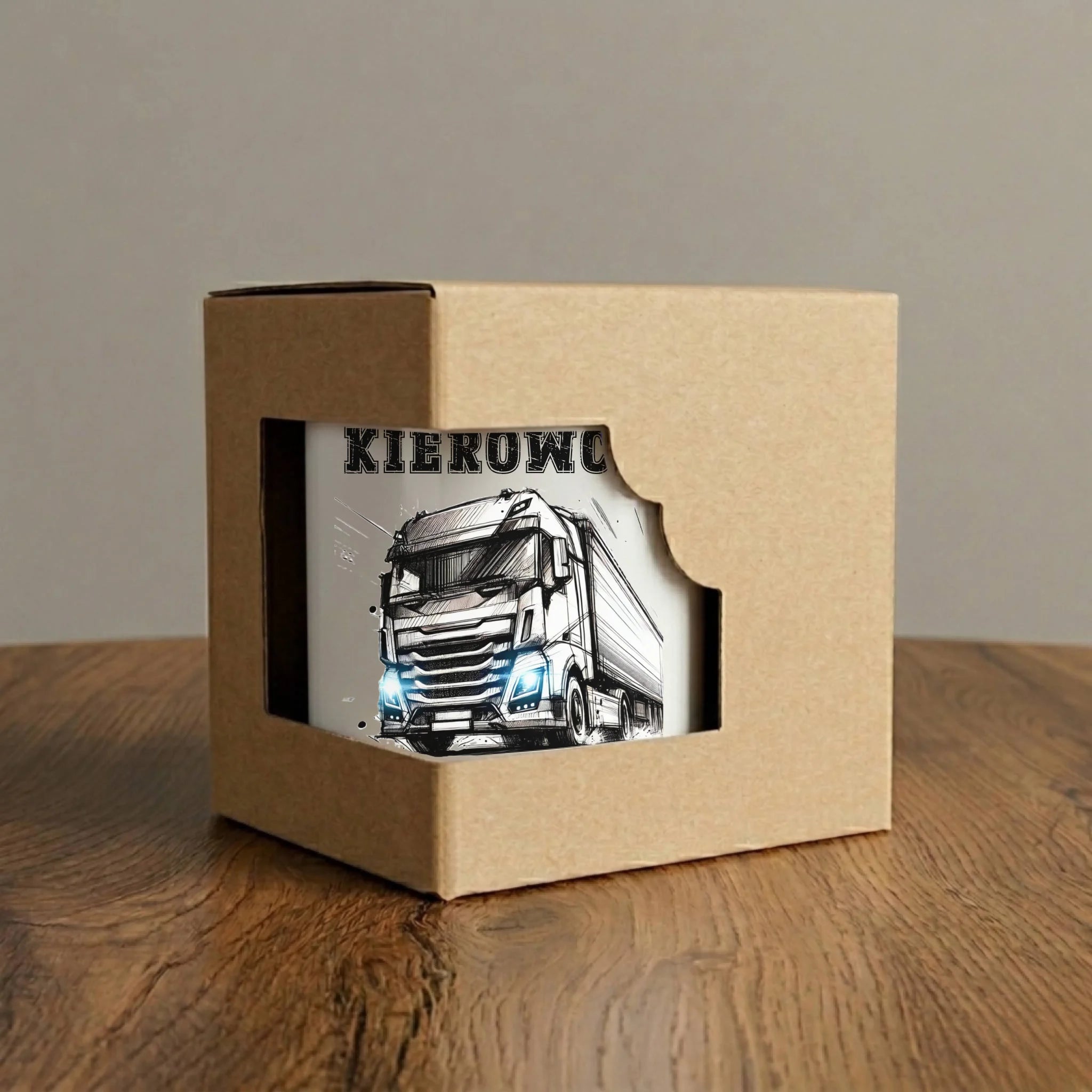 Kubek dla zawodowego kierowcy - Kierowca tyra ZKT07 - StoryCups.pl