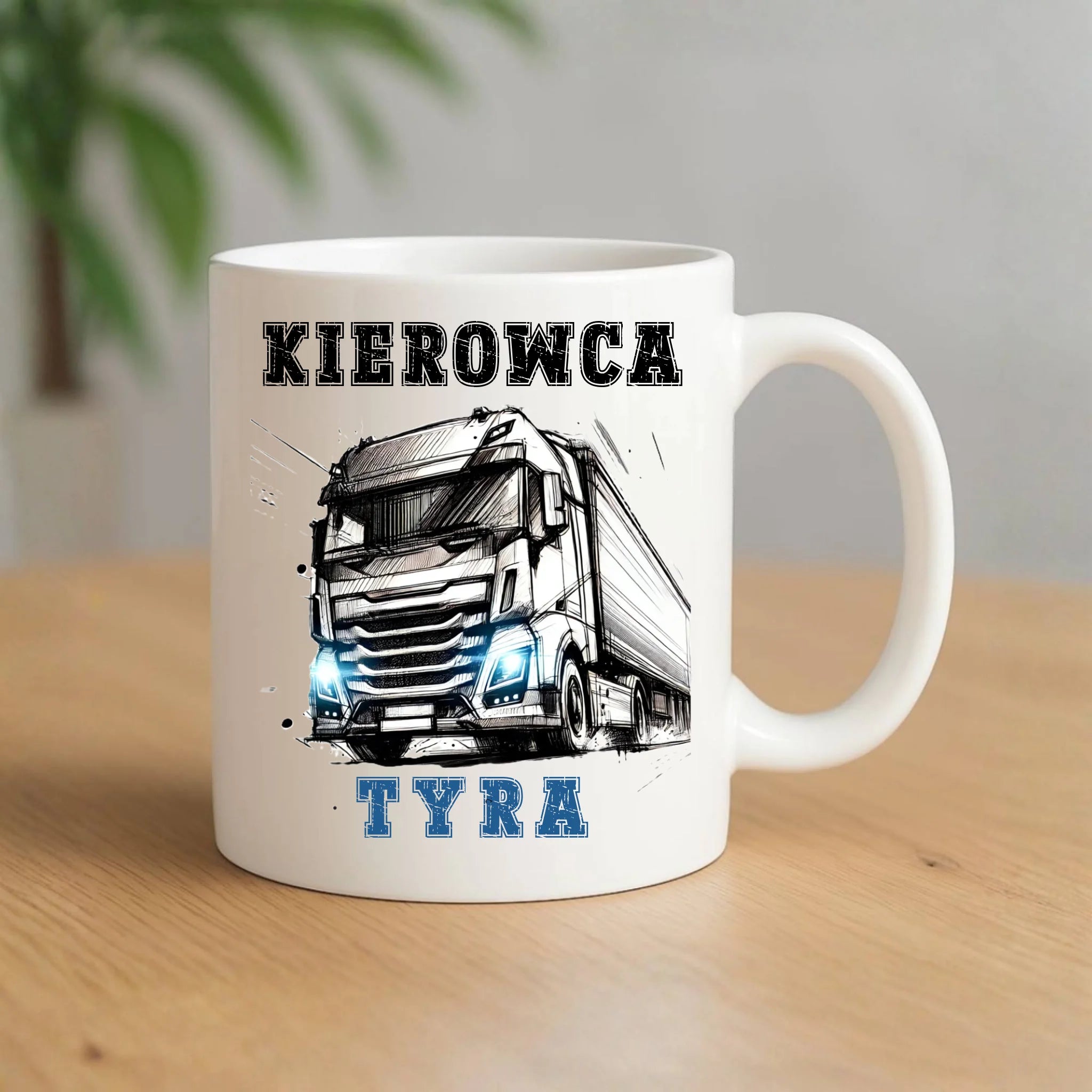 Kubek dla zawodowego kierowcy - Kierowca tyra ZKT07 - StoryCups.pl