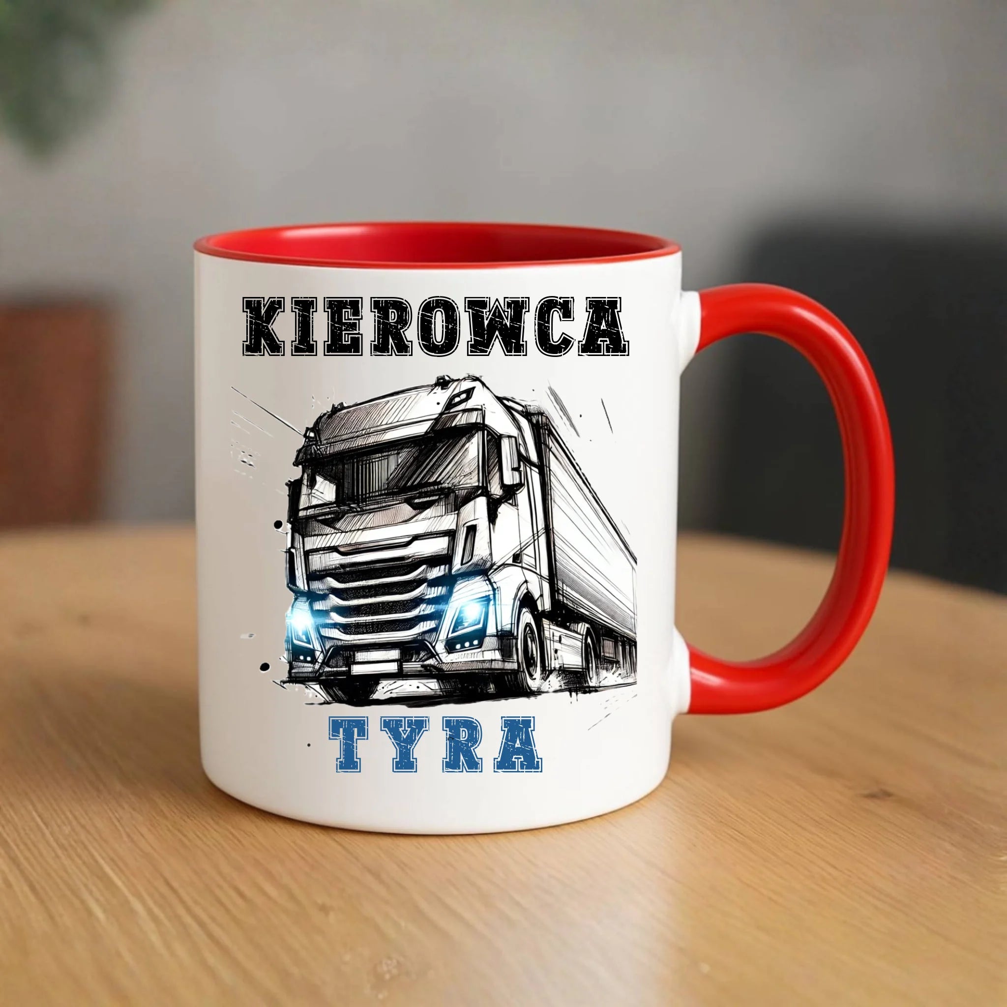 Kubek dla zawodowego kierowcy - Kierowca tyra ZKT07 - StoryCups.pl