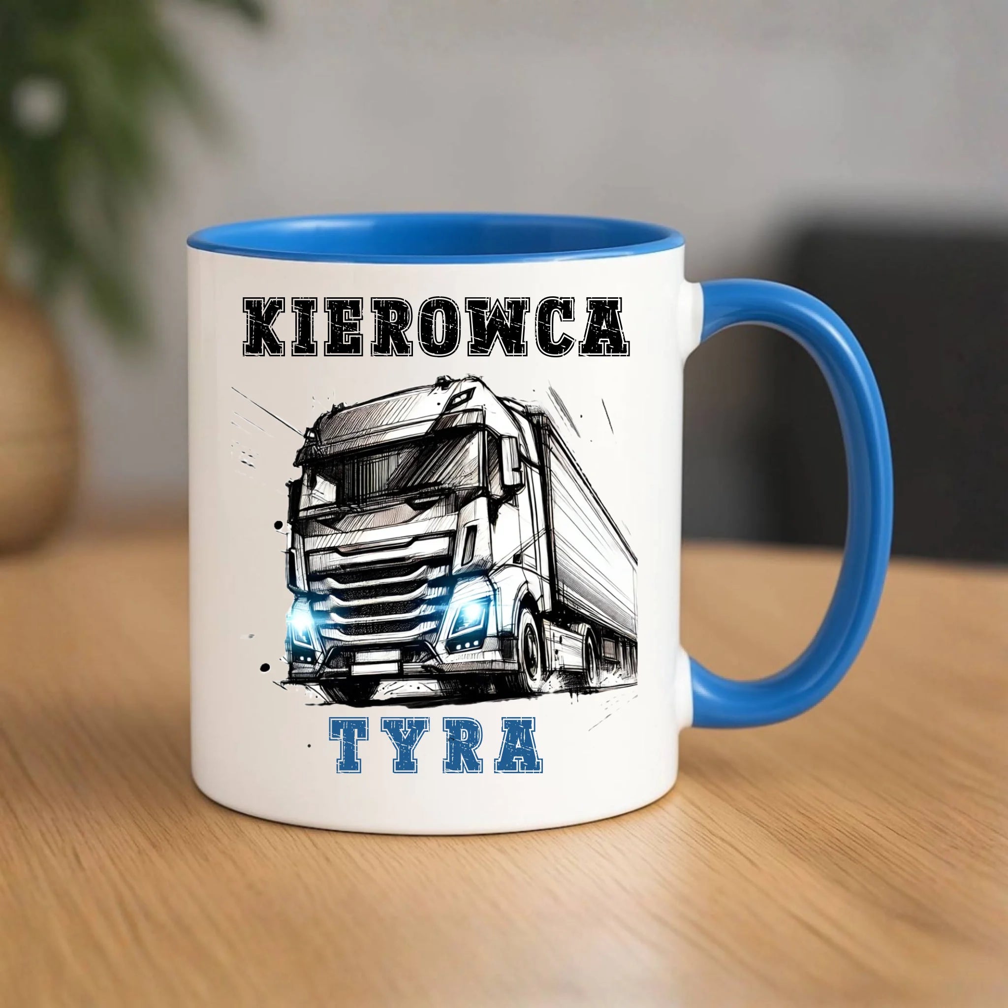 Kubek dla zawodowego kierowcy - Kierowca tyra ZKT07 - StoryCups.pl