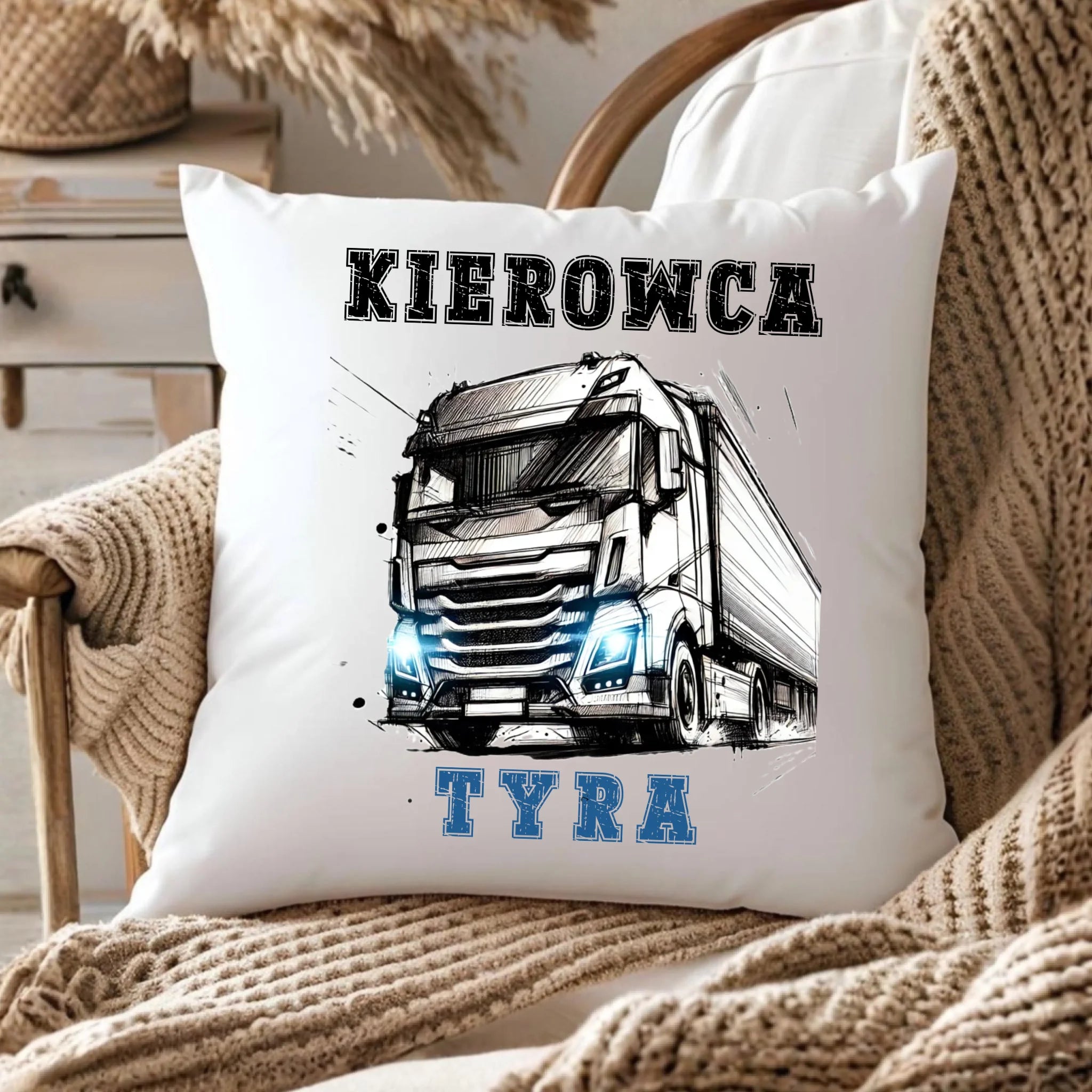 Poduszka dla zawodowego kierowcy - Kierowca tyra ZKT07 - StoryCups.pl