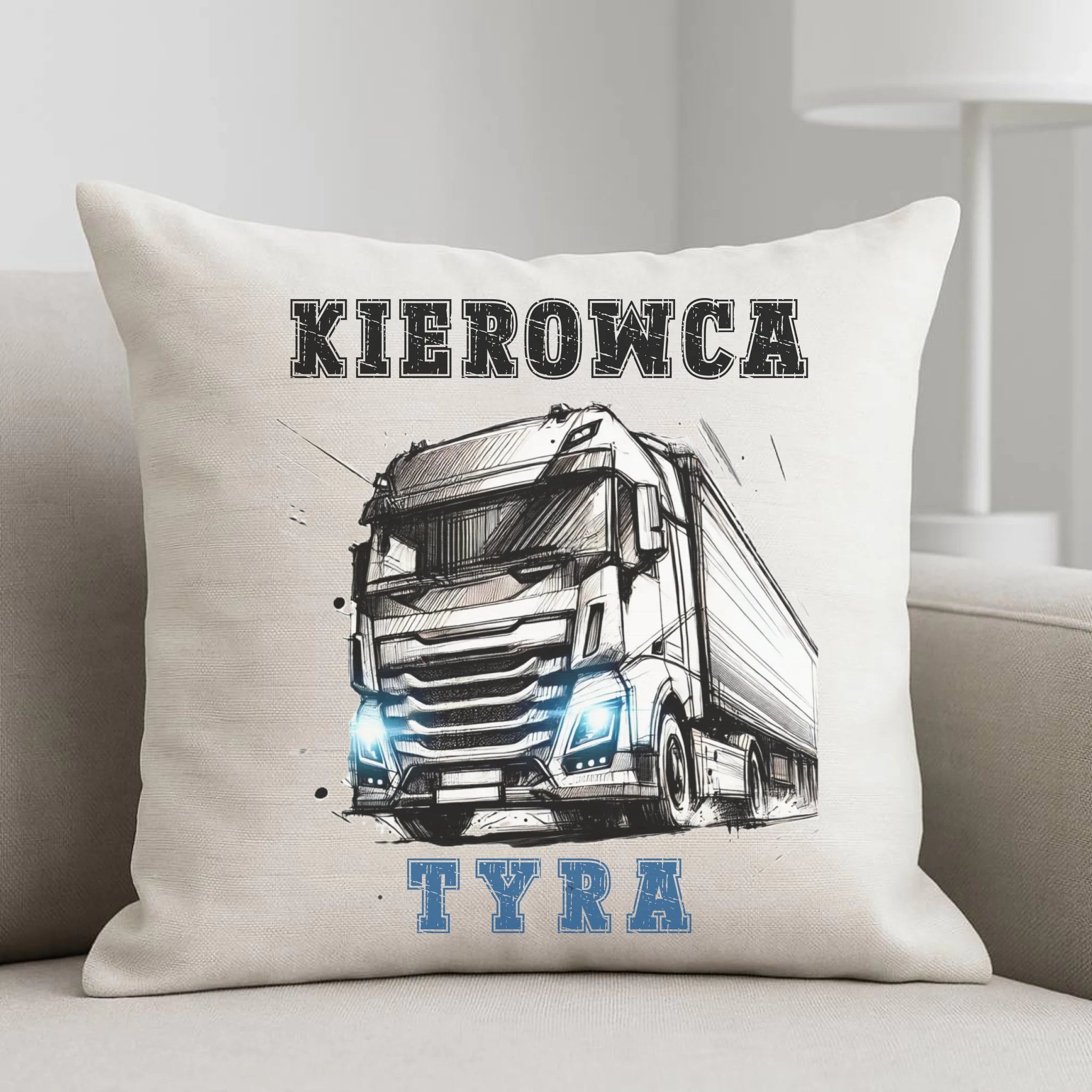Poduszka dla zawodowego kierowcy - Kierowca tyra ZKT07 - StoryCups.pl