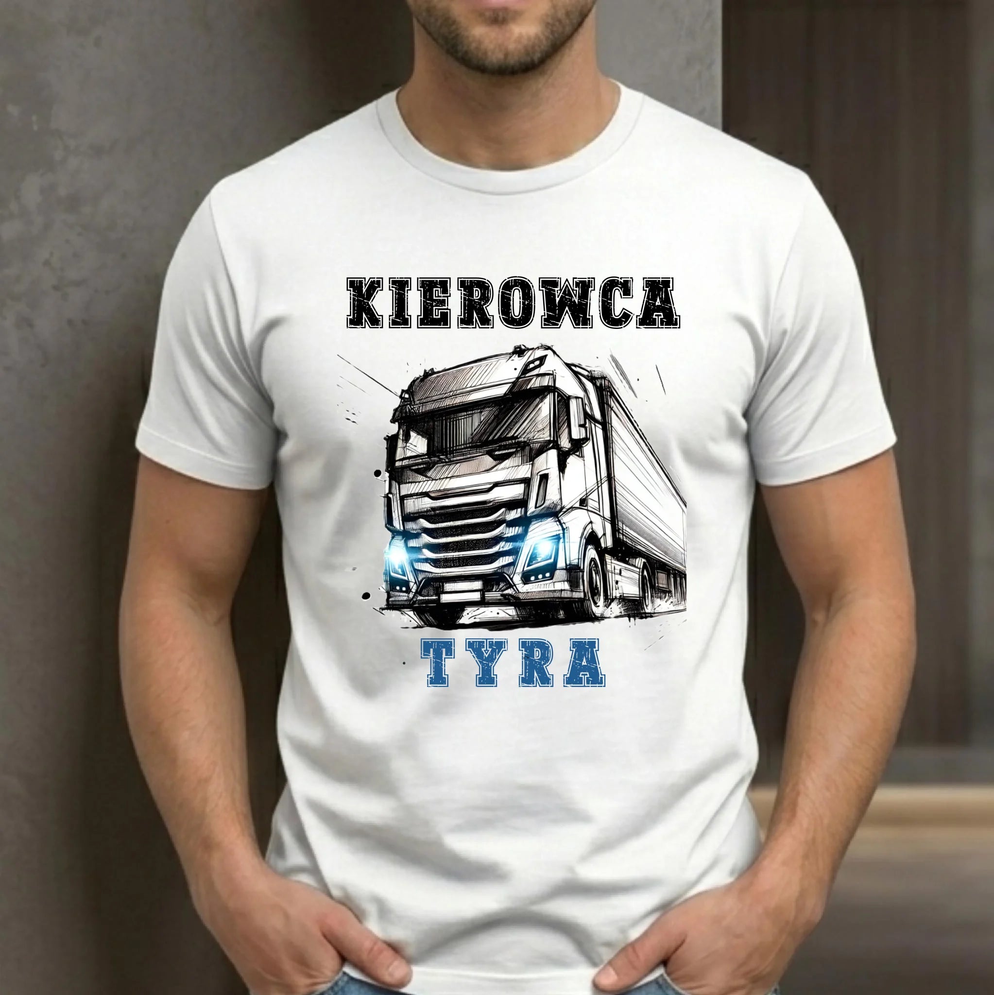 Koszulka dla zawodowego kierowcy - Kierowca tyra ZKT07 - StoryCups.pl