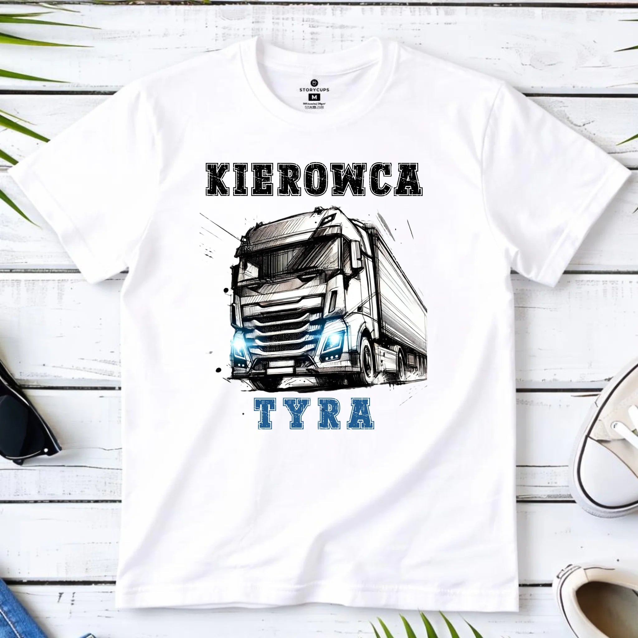 Koszulka dla zawodowego kierowcy - Kierowca tyra ZKT07 - StoryCups.pl