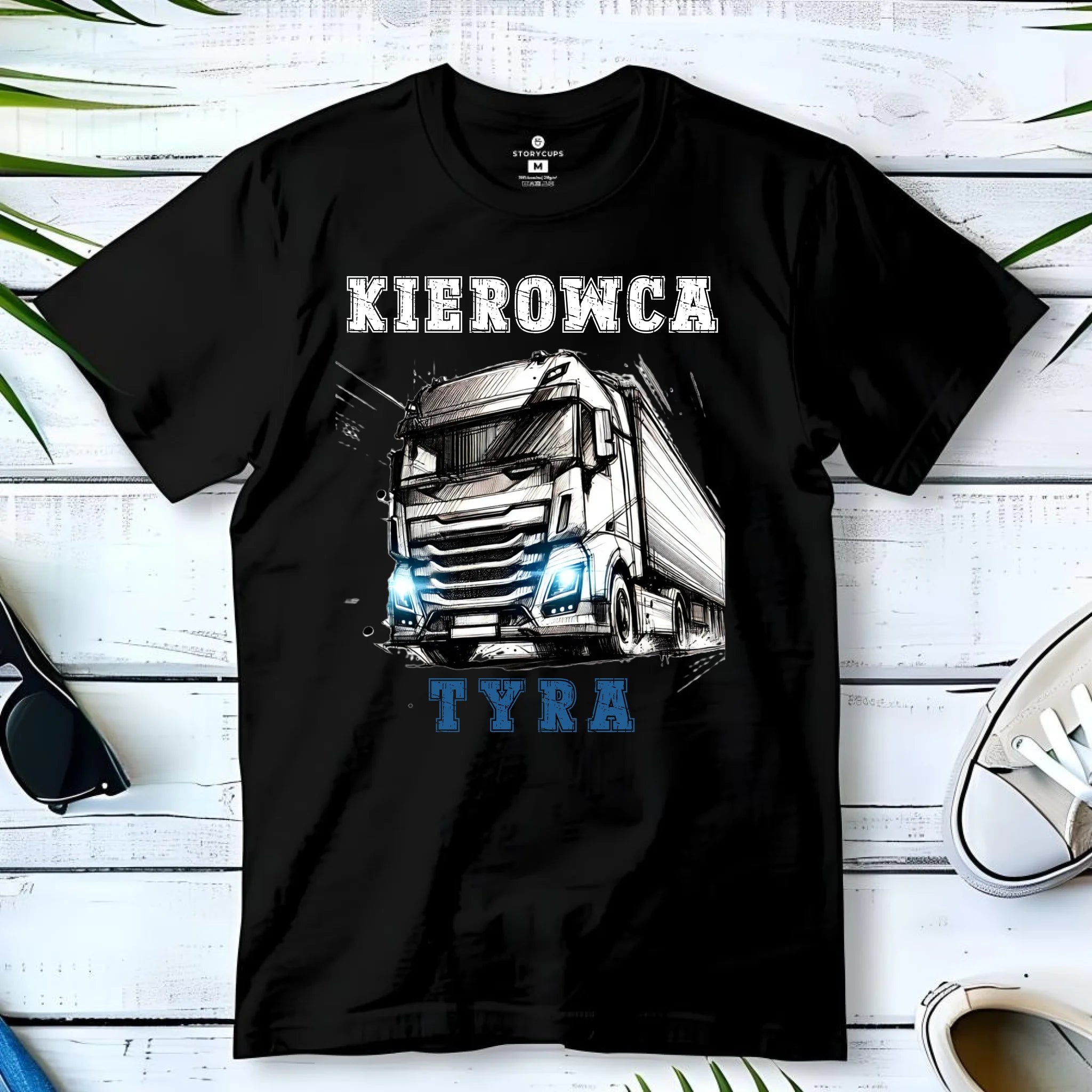 Koszulka dla zawodowego kierowcy - Kierowca tyra ZKT07 - StoryCups.pl