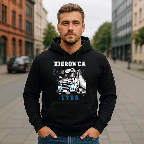 Bluza z kapturem dla zawodowego kierowcy - Kierowca tyra ZKT07 - StoryCups.pl