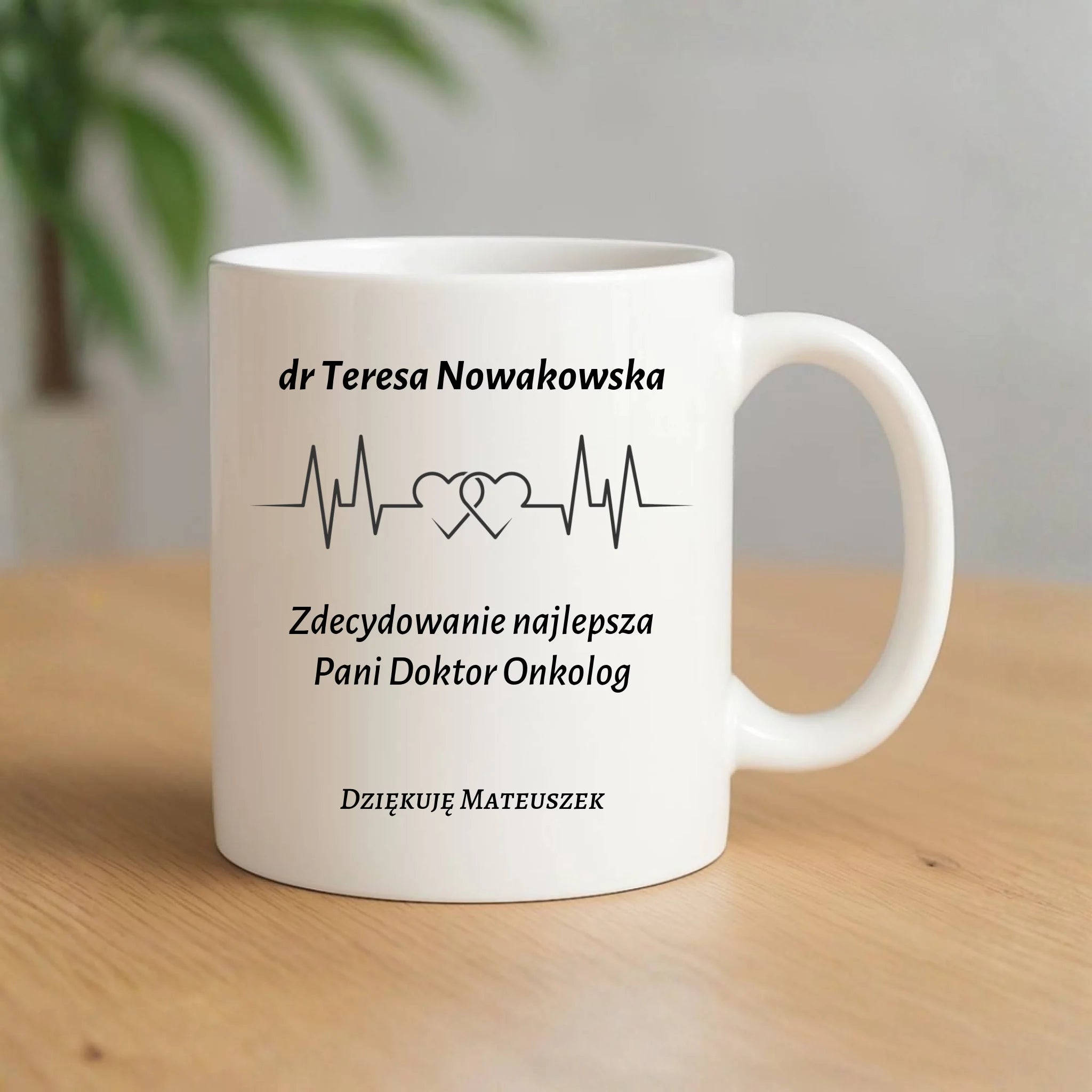 Kubek dla Pani Doktor Onkolog - personalizowany ZL01 - StoryCups.pl