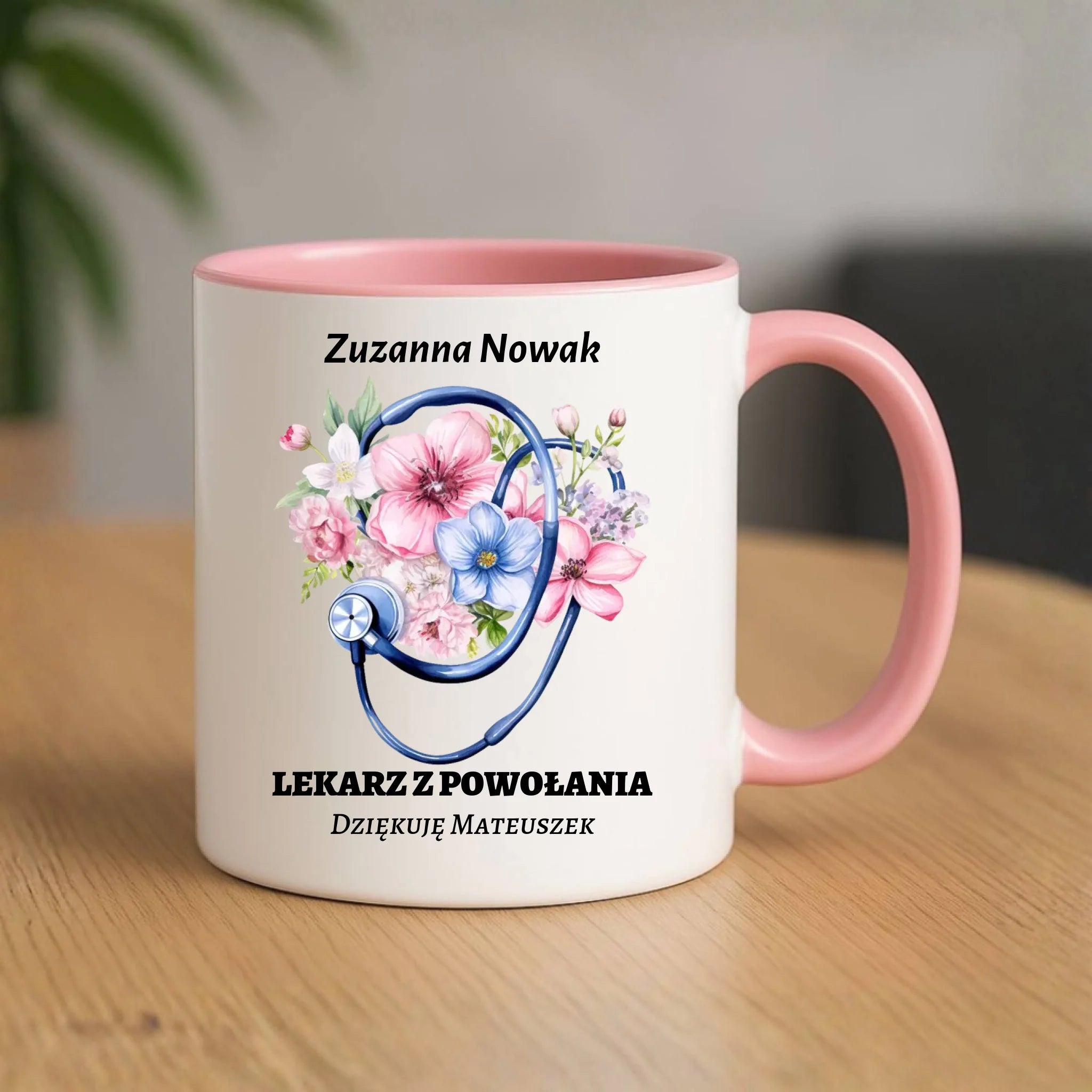 Kubek dla lekarza - Lekarz z powołania - personalizowany ZL07 - StoryCups.pl