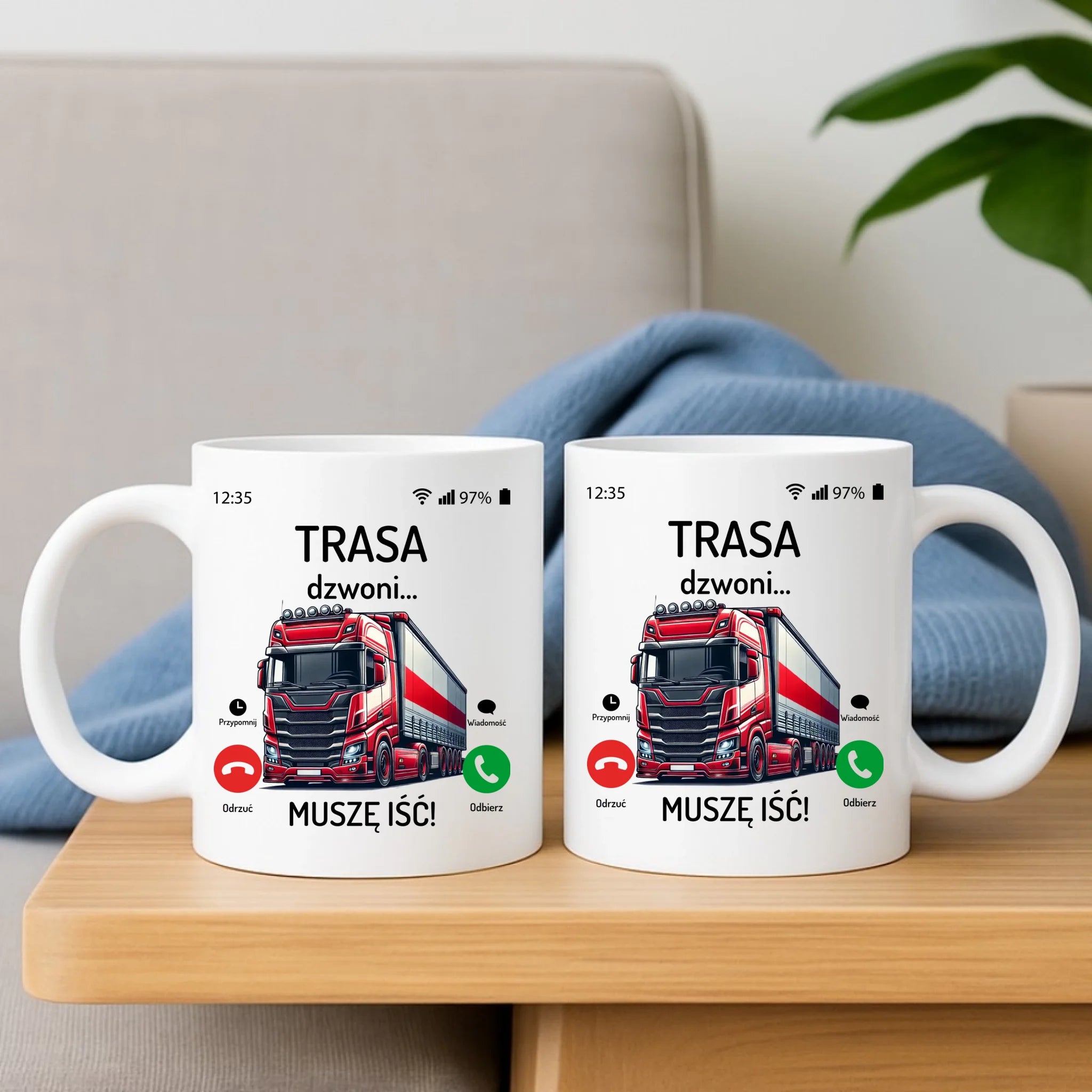 Kubek dla zawodowego kierowcy - Trasa dzwoni muszę iść ZKT03 - StoryCups.pl