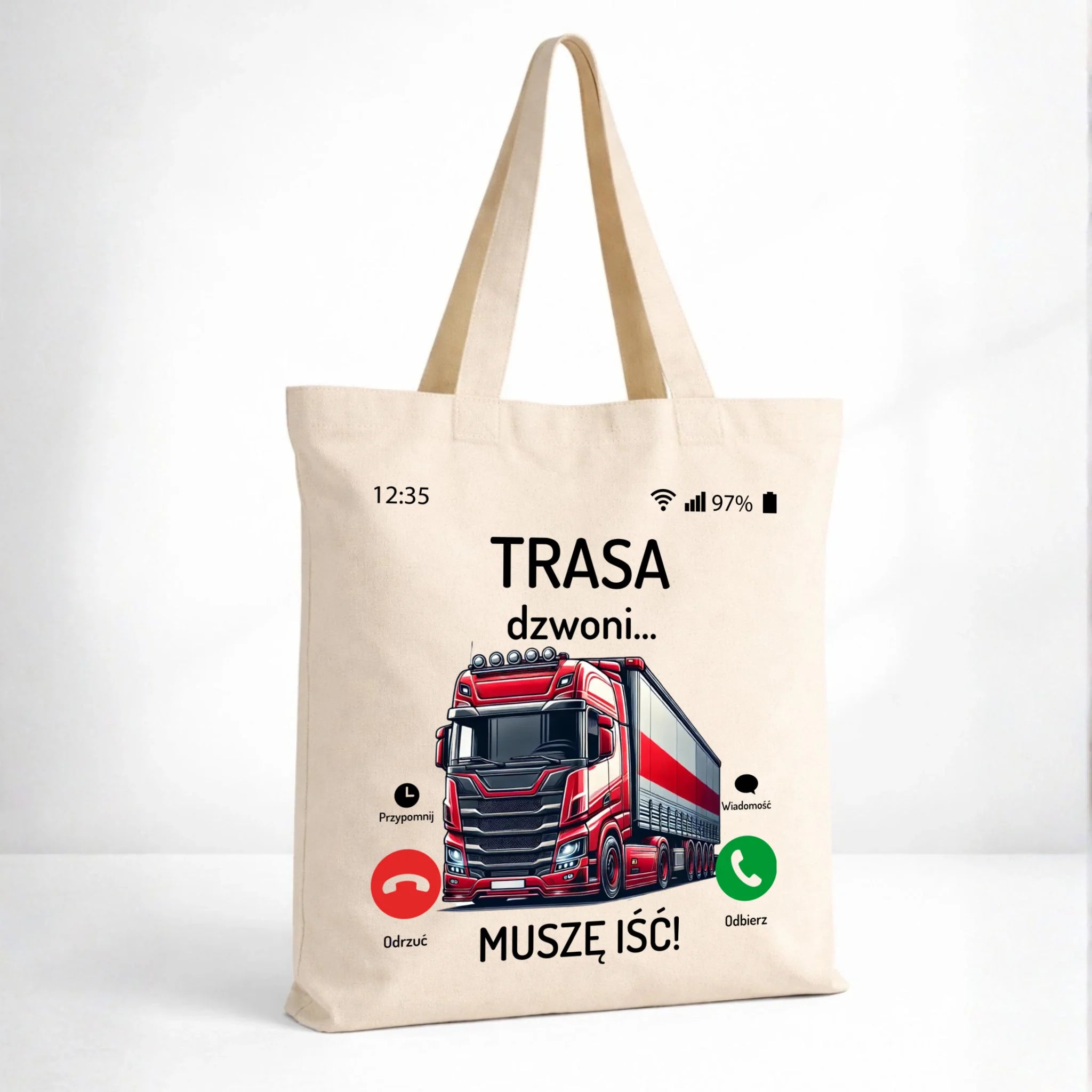 Torba dla zawodowego kierowcy - Trasa dzwoni muszę iść ZKT03 - StoryCups.pl