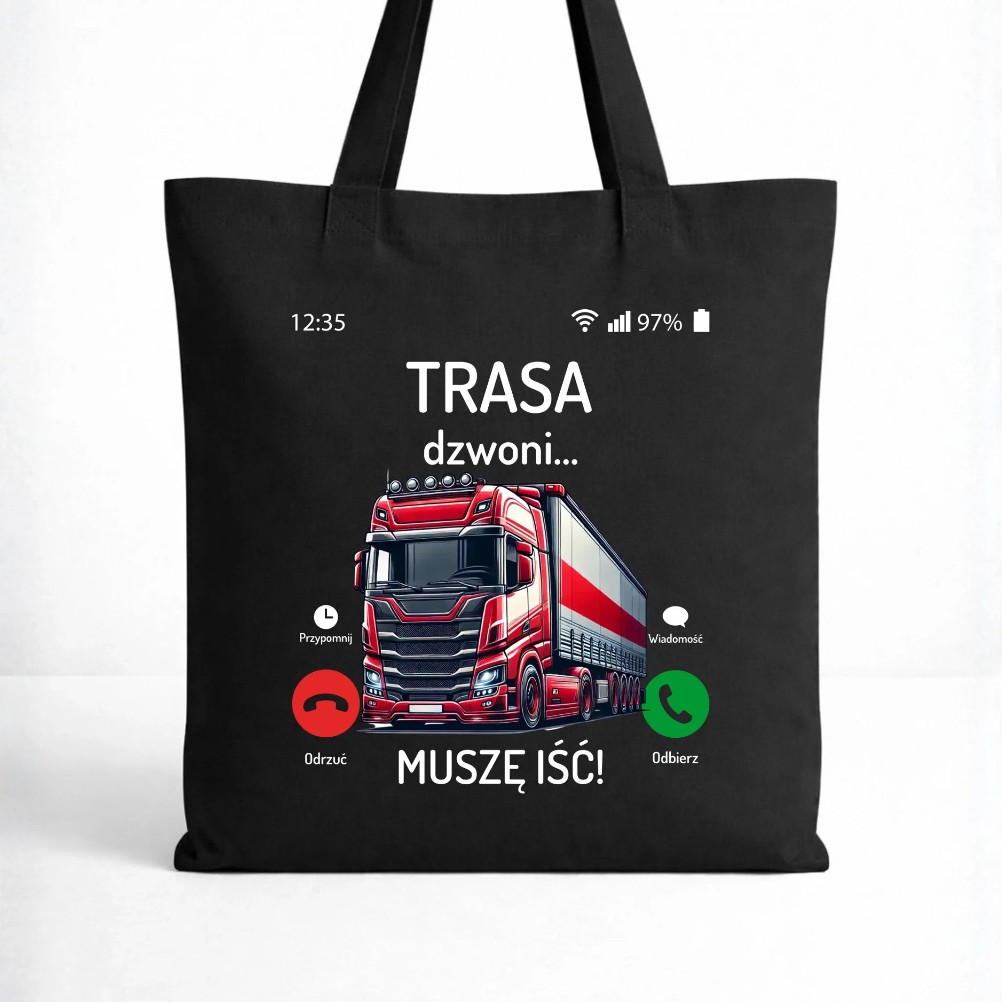 Torba dla zawodowego kierowcy - Trasa dzwoni muszę iść ZKT03 - StoryCups.pl