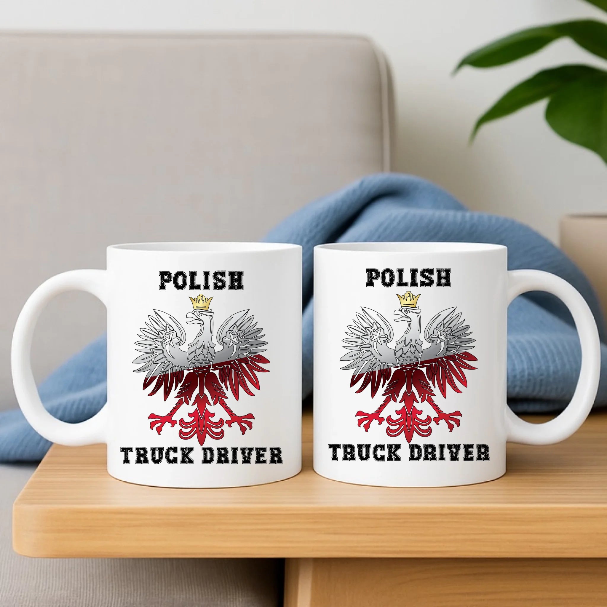 Kubek dla zawodowego kierowcy - Patriotyczny Polish Truck Driver ZKT06 - StoryCups.pl