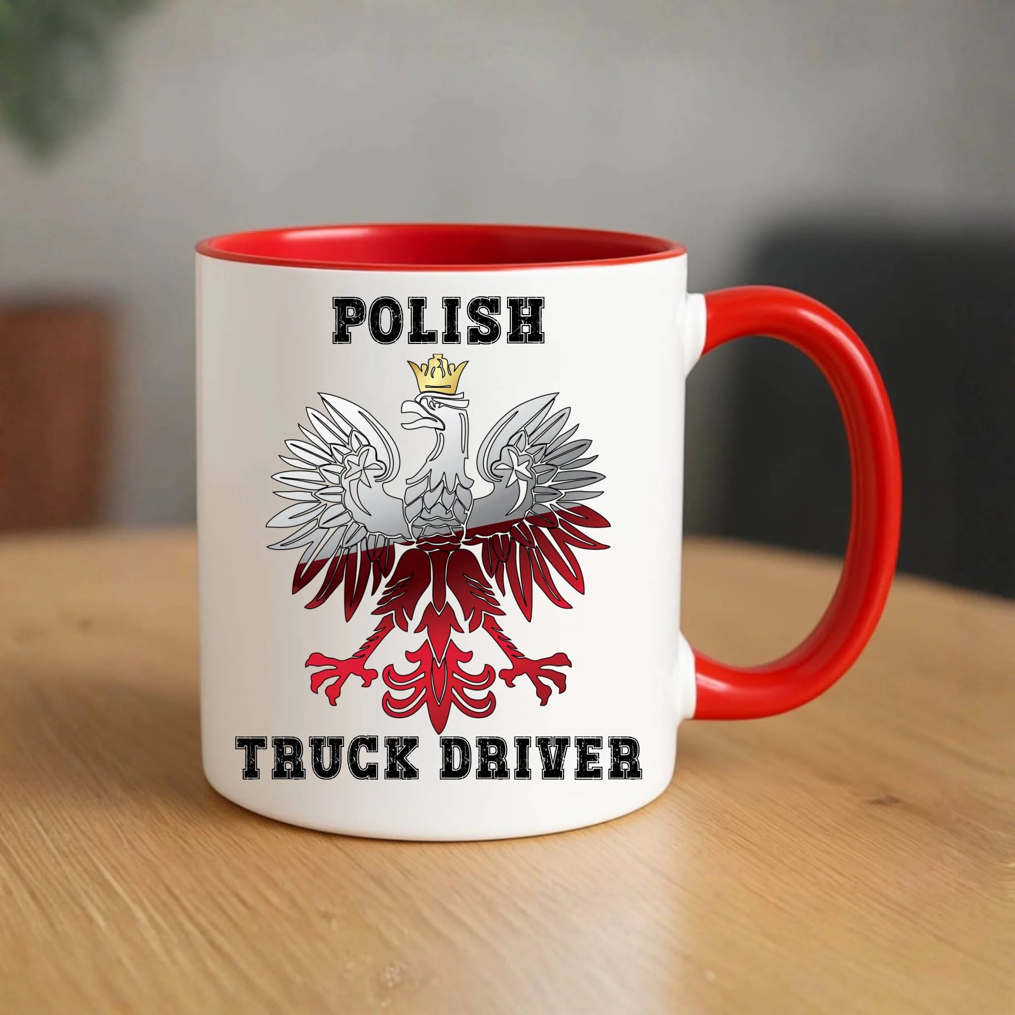 Kubek dla zawodowego kierowcy - Patriotyczny Polish Truck Driver ZKT06 - StoryCups.pl