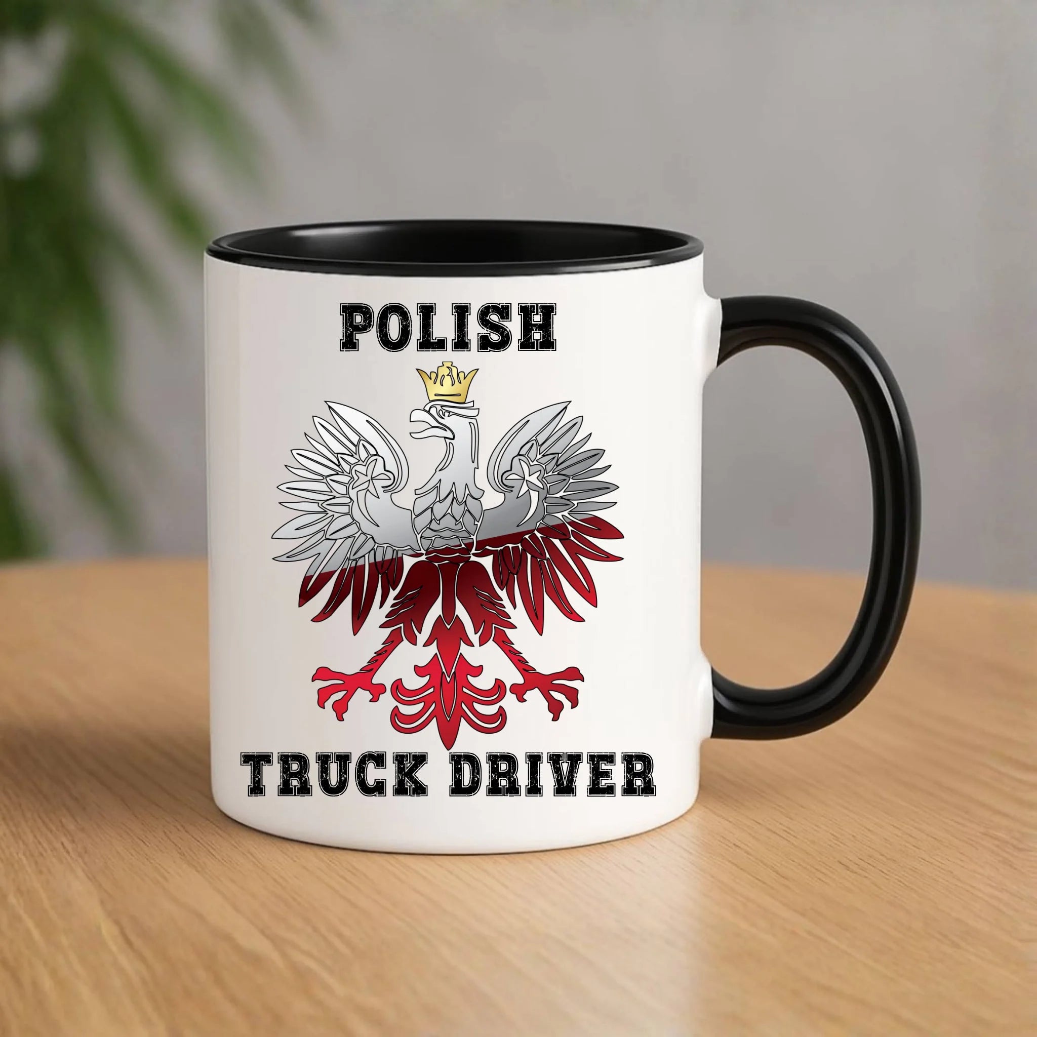 Kubek dla zawodowego kierowcy - Patriotyczny Polish Truck Driver ZKT06 - StoryCups.pl