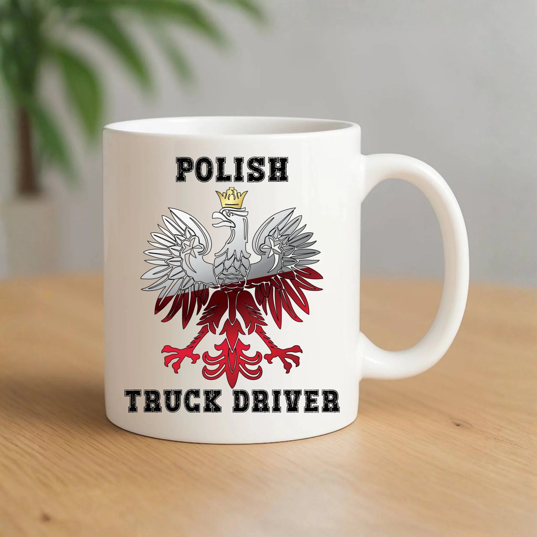 Kubek dla zawodowego kierowcy - Patriotyczny Polish Truck Driver ZKT06 - StoryCups.pl