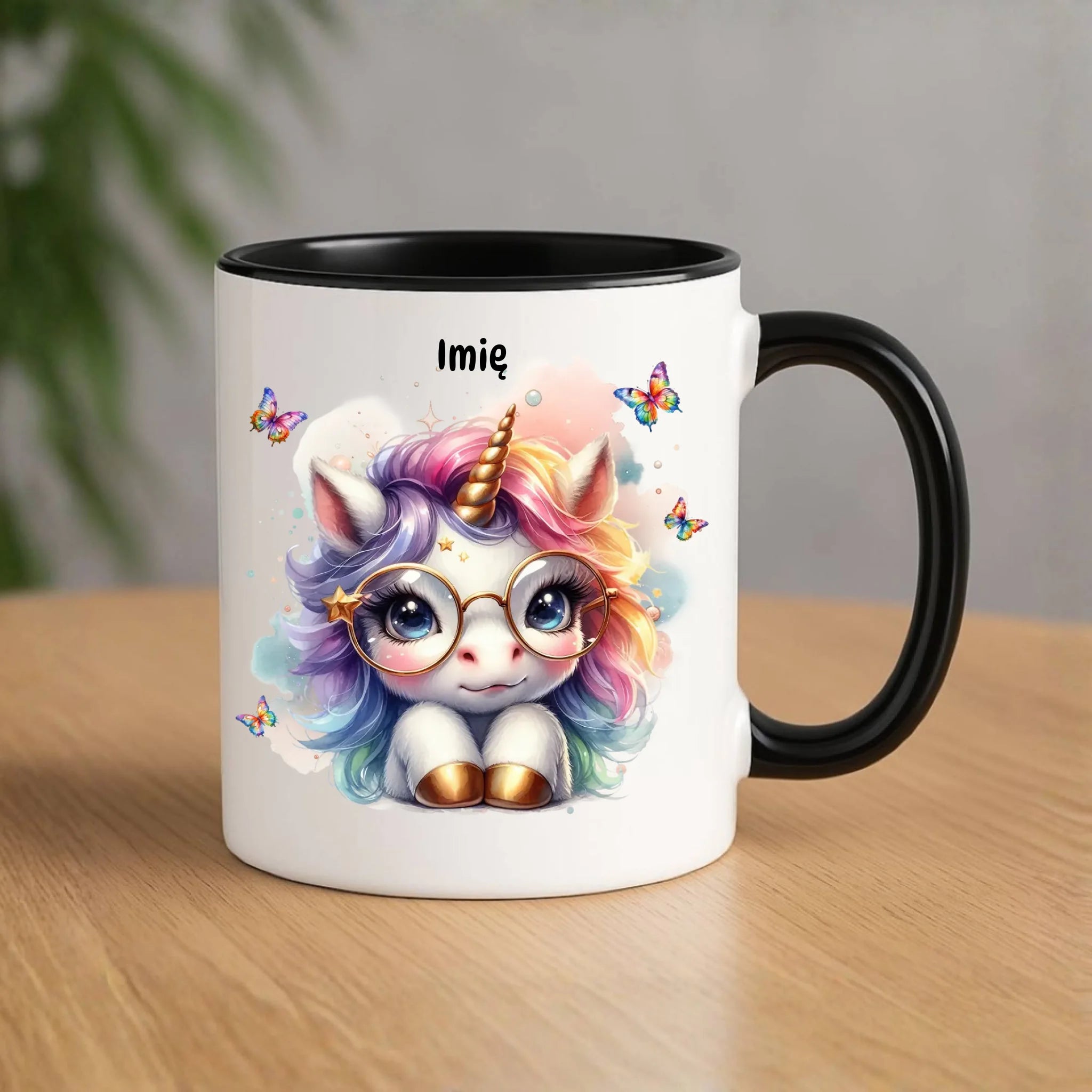 Jednorożec ze złotym rogiem | Kubek dla dziecka DD13 - StoryCups.pl