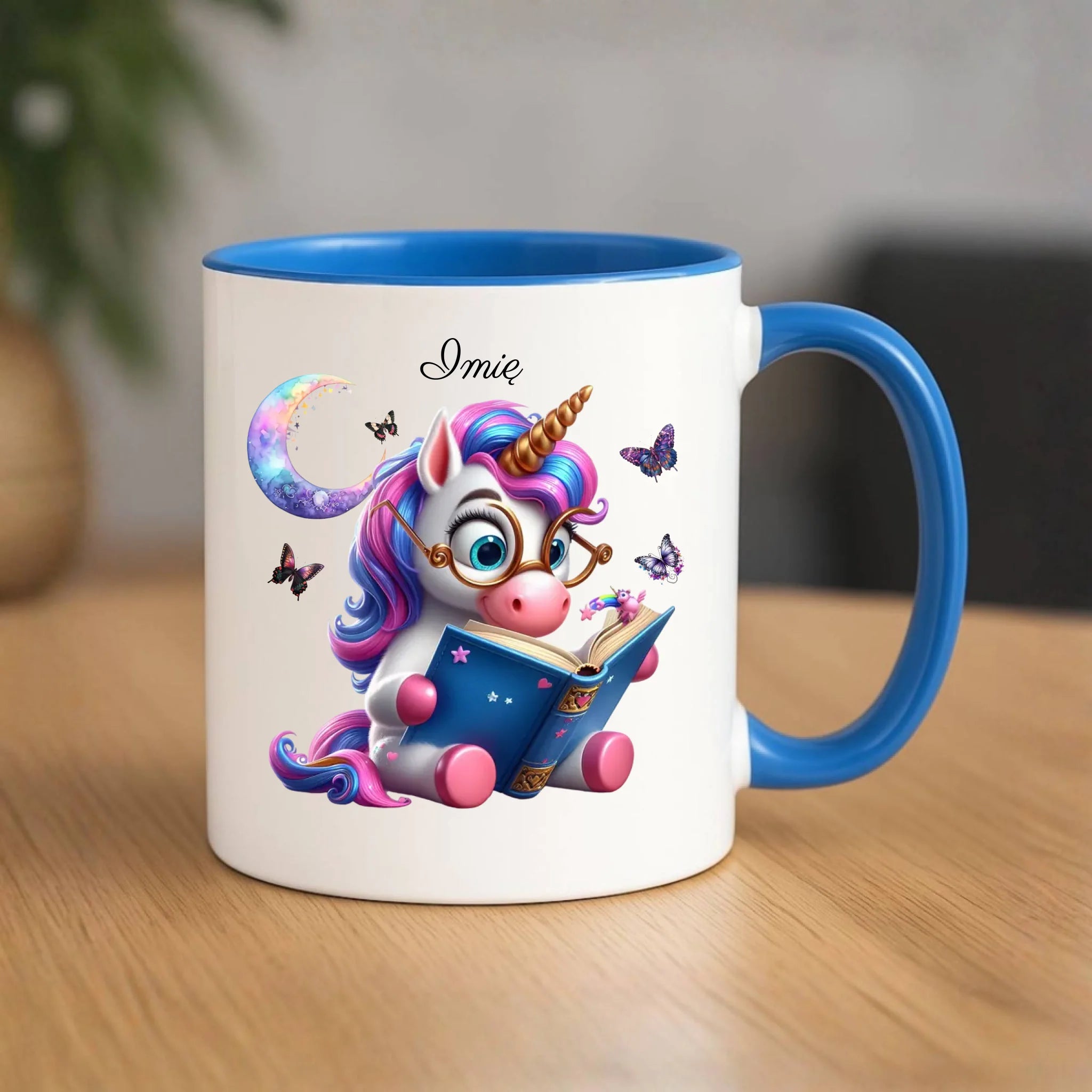 Księżycowy jednorożec | Kubek dla dziecka DD11 - StoryCups.pl