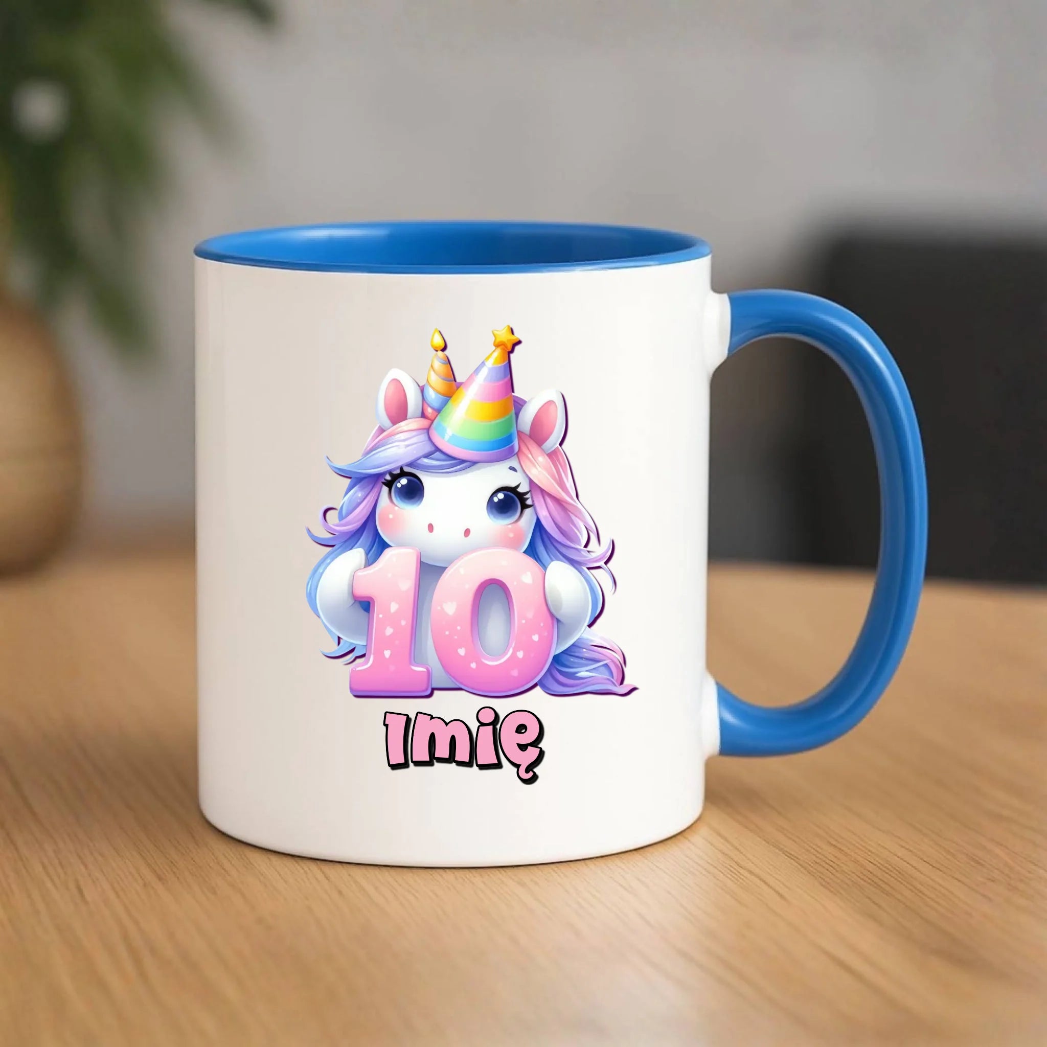 Jednorożec | Kubek na 10. urodziny dla dziewczynki U54 - StoryCups.pl