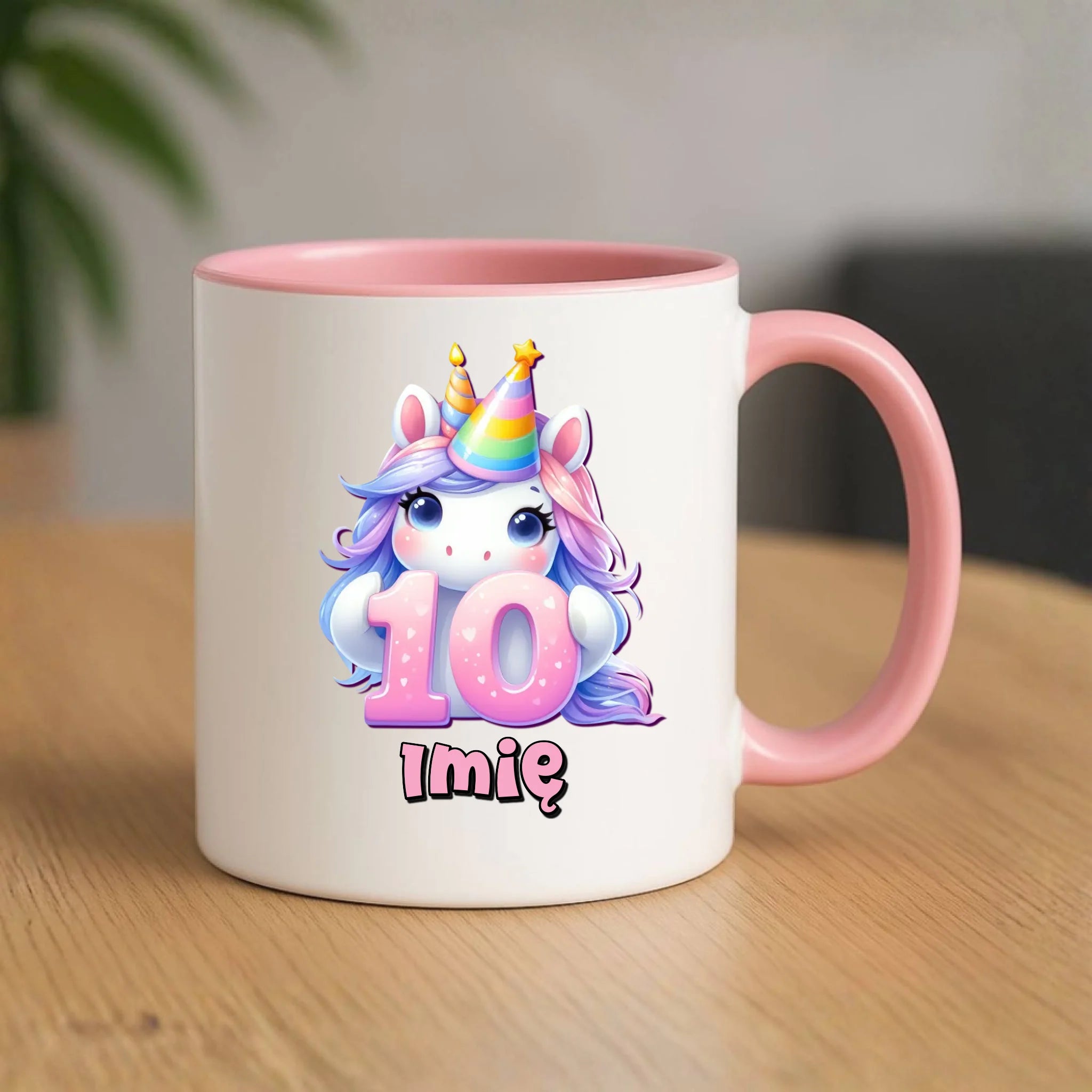 Jednorożec | Kubek na 10. urodziny dla dziewczynki U54 - StoryCups.pl