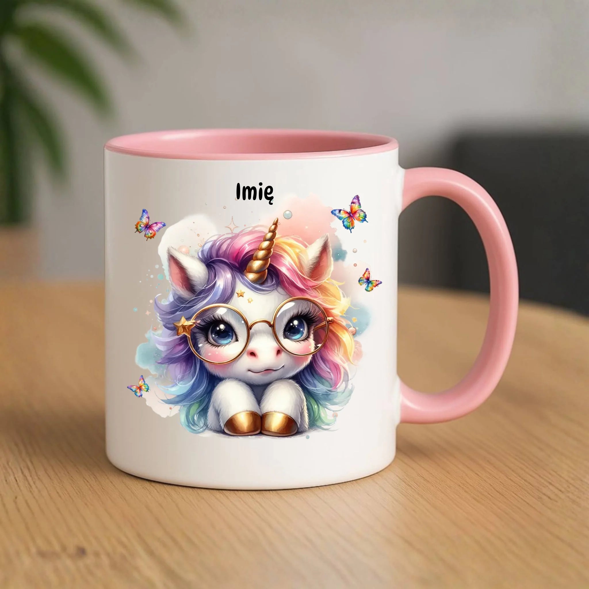 Jednorożec ze złotym rogiem | Kubek dla dziecka DD13 - StoryCups.pl