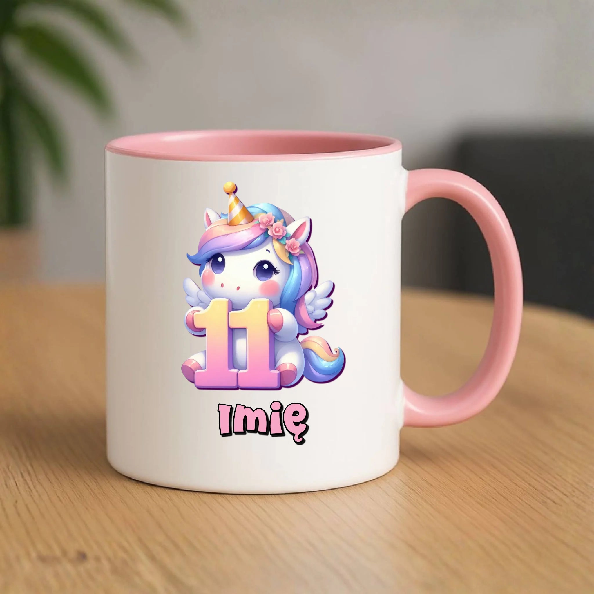 Jednorożec | Kubek na 11. urodziny dla dziewczynki U55 - StoryCups.pl
