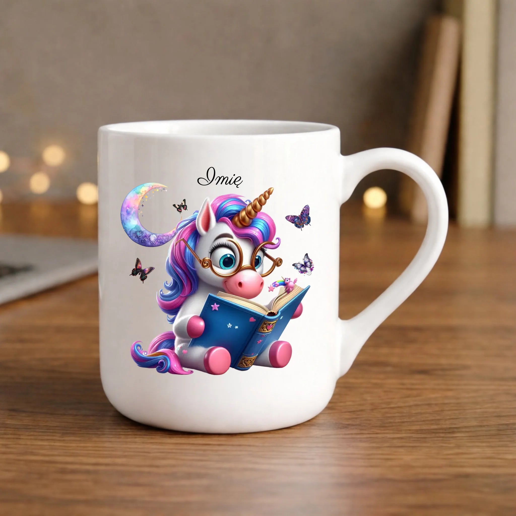 Księżycowy jednorożec | Kubek dla dziecka DD11 - StoryCups.pl